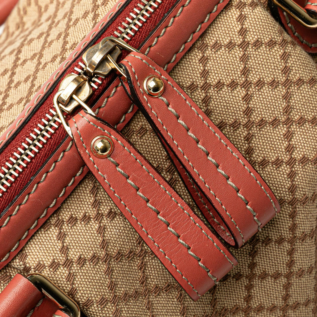 Gucci Diamante Canvas Sukey Satchel