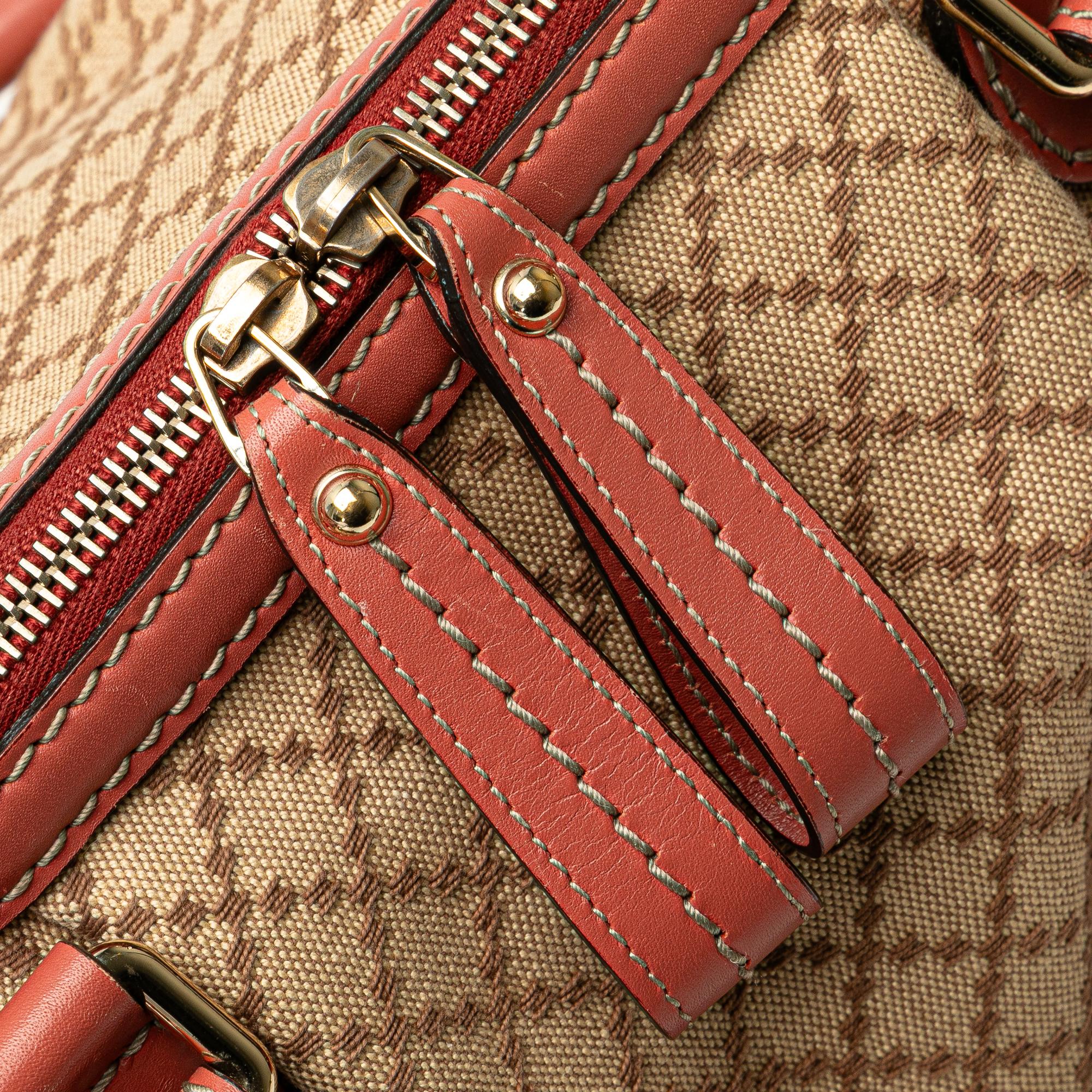 Gucci Diamante Canvas Sukey Satchel