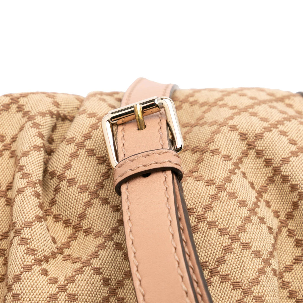 Gucci Diamante Canvas Sukey Satchel