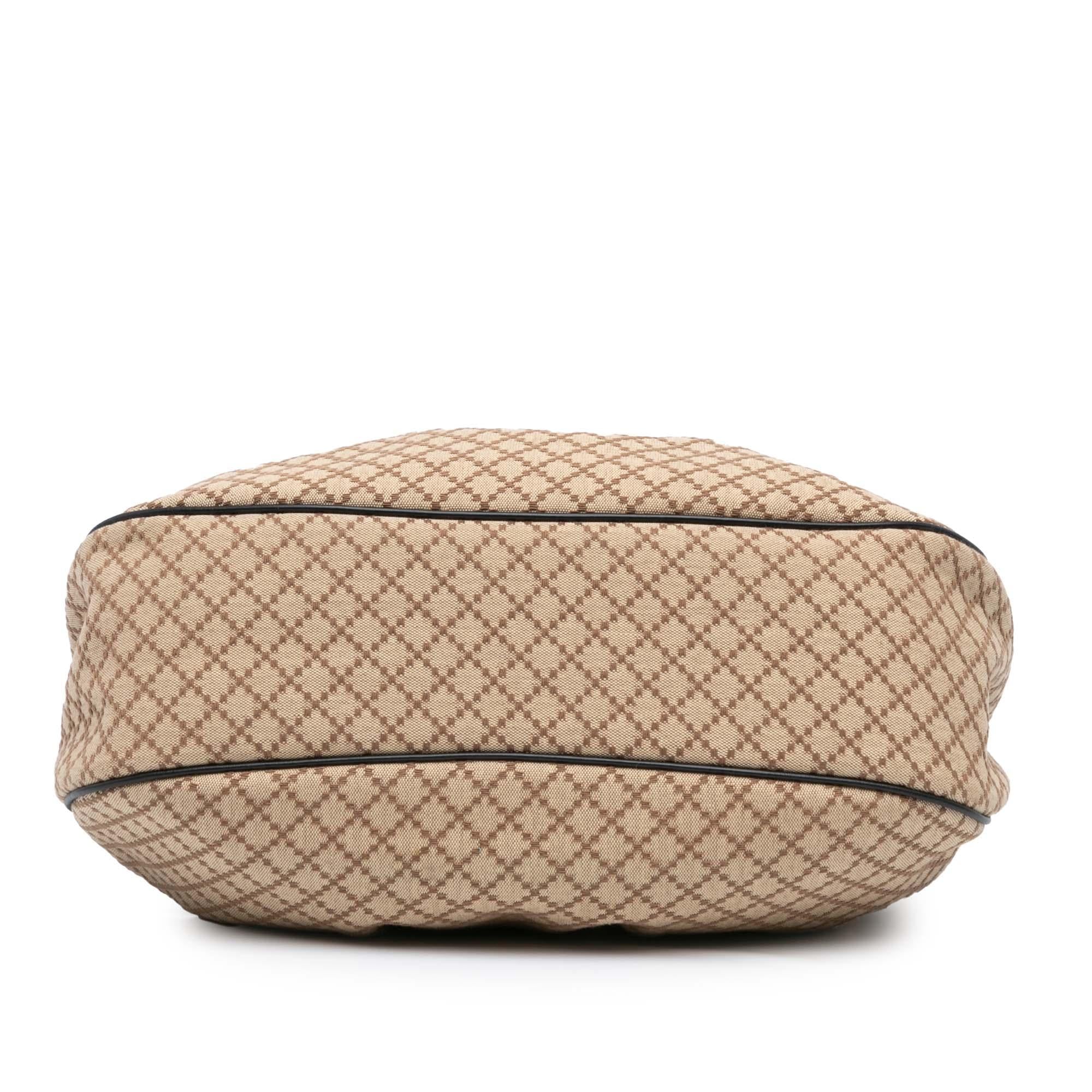 Gucci Diamante Canvas Sukey Shoulder Bag
