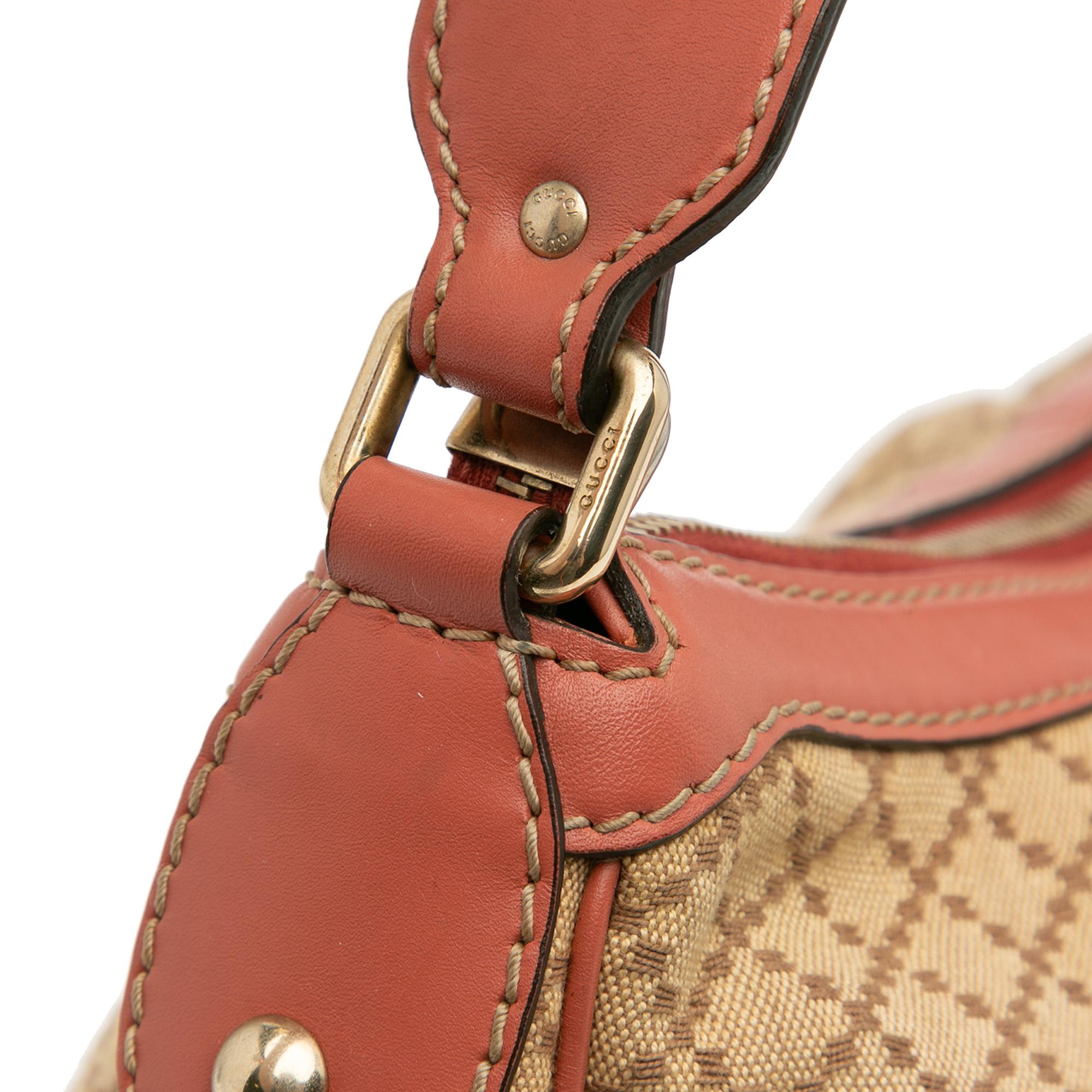 Gucci Diamante Canvas Sukey Shoulder Bag