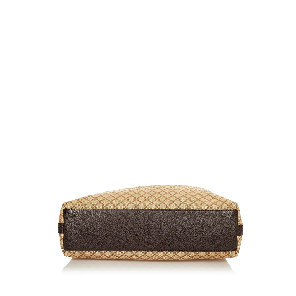 Gucci Diamante Charmy Canvas Shoulder Bag (SHG-25433)