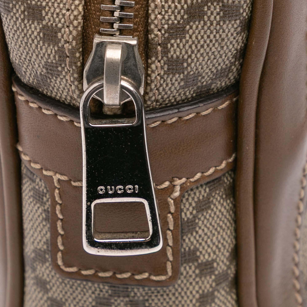 Gucci Diamante Coated Canvas Clutch