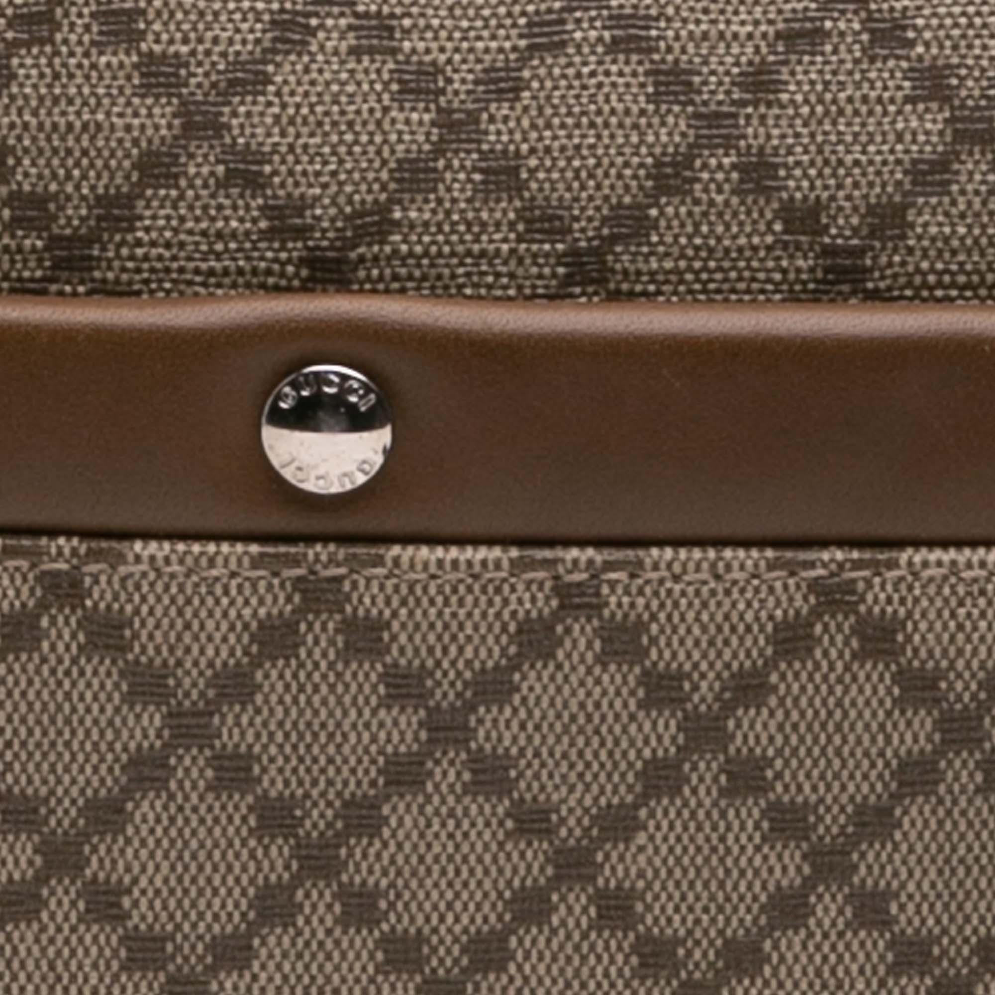 Gucci Diamante Coated Canvas Clutch