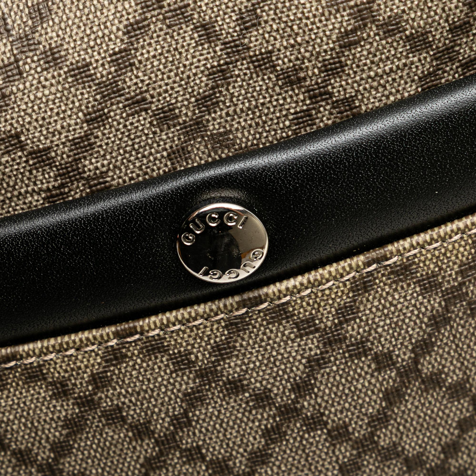 Gucci Diamante Coated Canvas Zip Crossbody