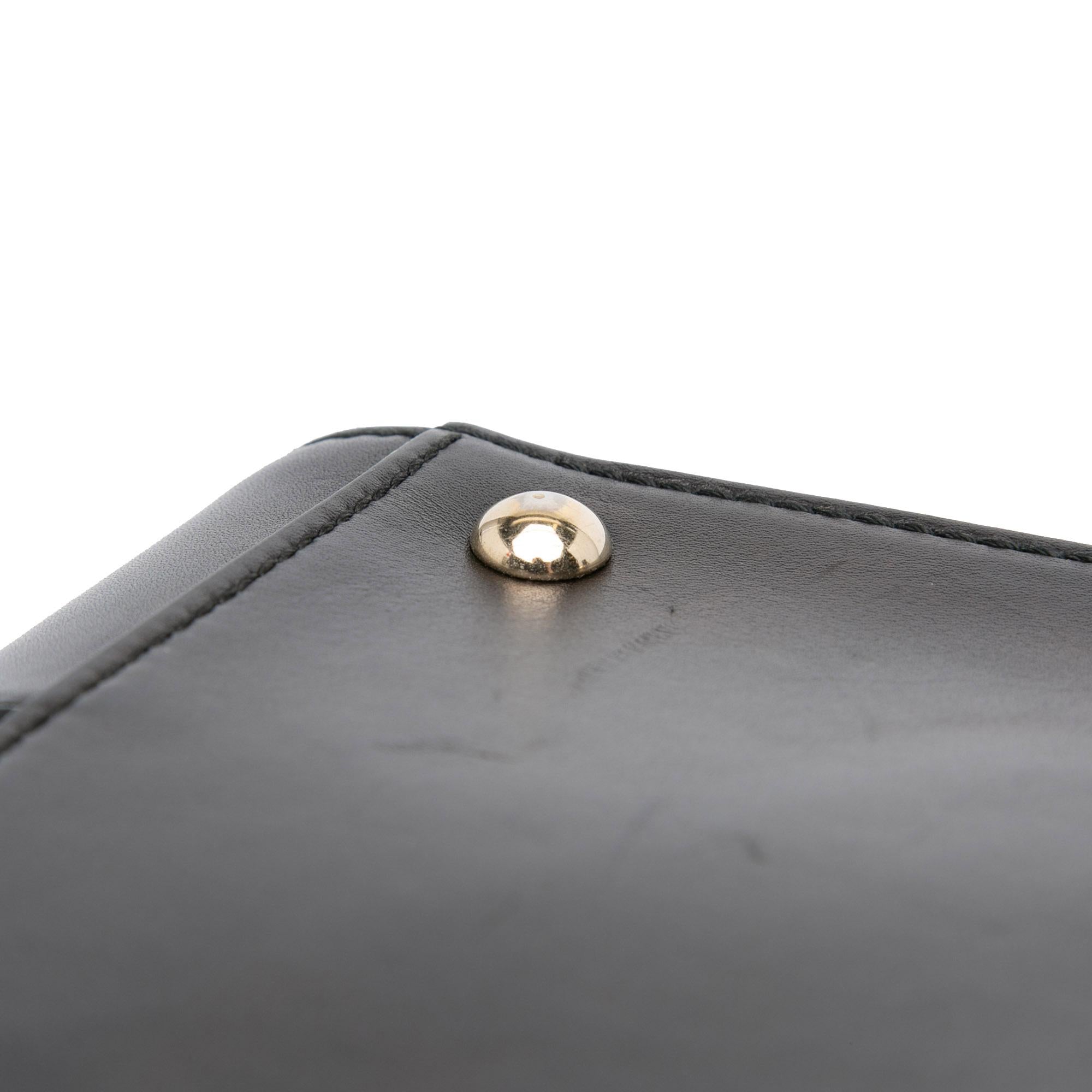 Gucci Diamante Leather Boston Bag