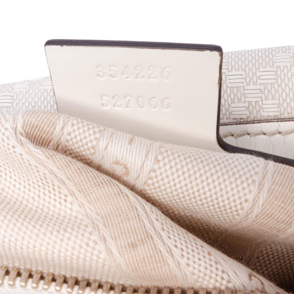 Gucci Diamante Leather Boston Bag