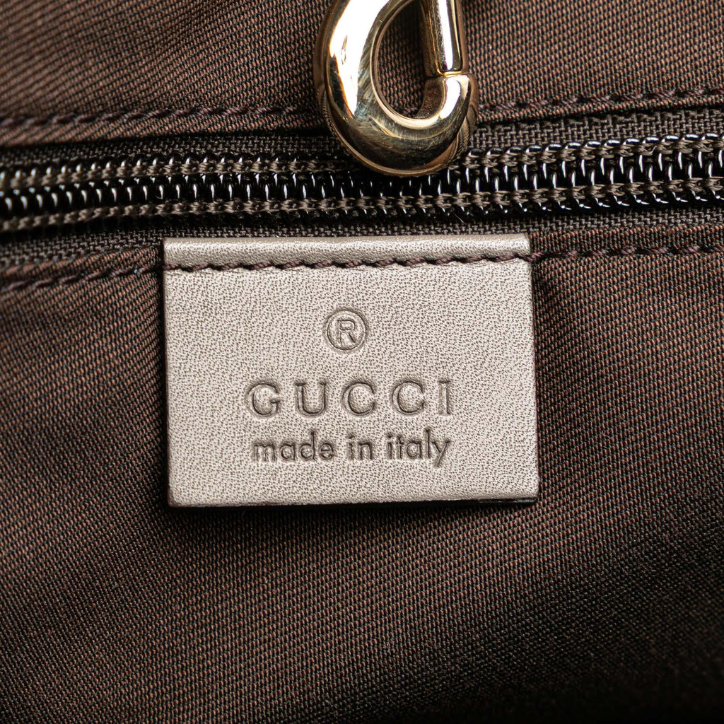 Gucci Diamante Leather Bright Hilary Lux Tote