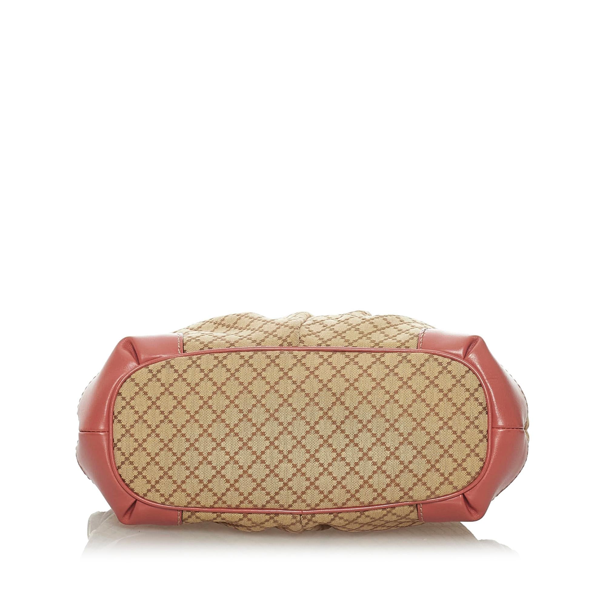 Gucci Diamante Sukey Canvas Satchel (SHG-29040)