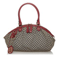 Gucci Diamante Sukey Canvas Satchel (SHG-31216)