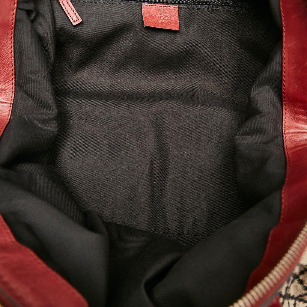 Gucci Diamante Sukey Canvas Satchel (SHG-31216)