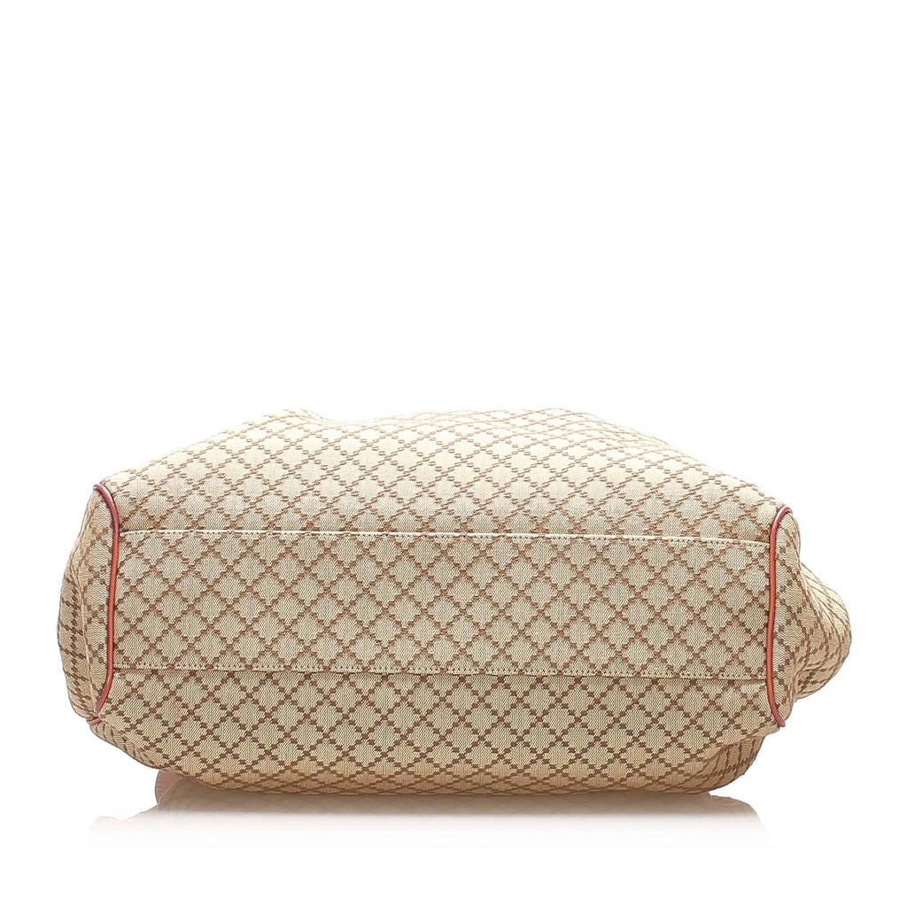 Gucci Diamante Sukey Canvas Tote Bag (SHG-15484)