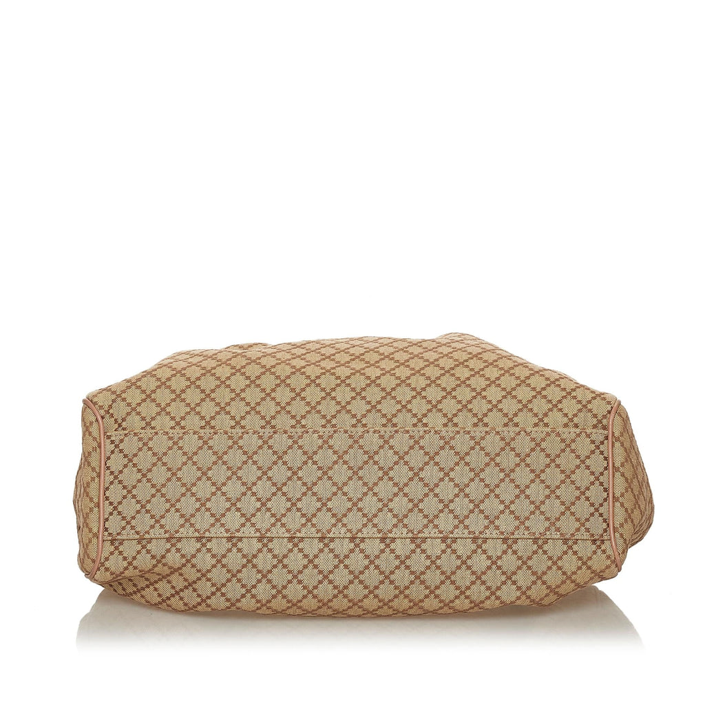 Gucci Diamante Sukey Canvas Tote Bag (SHG-29031)