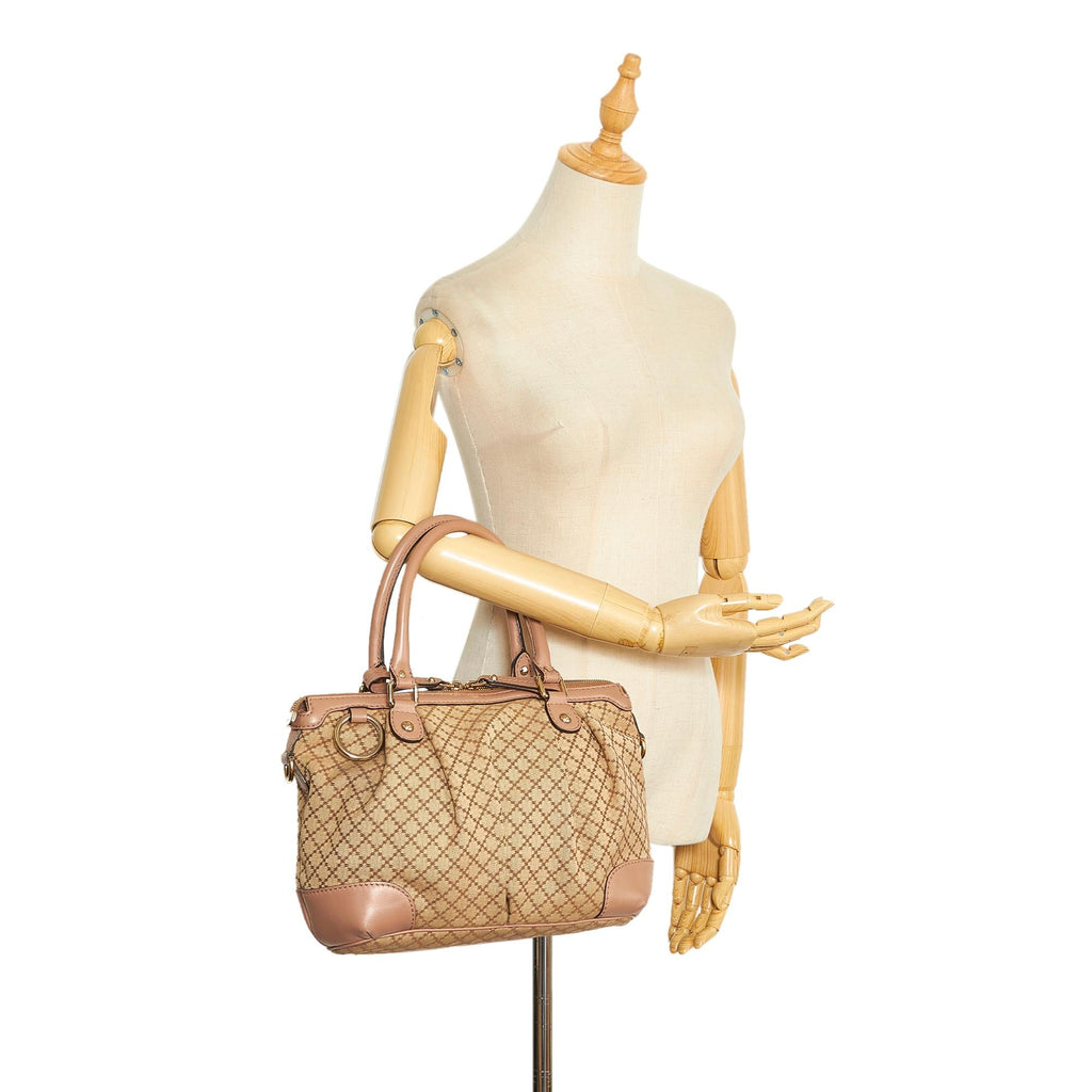 Gucci Diamante Sukey Satchel (SHG-u1rXKu)