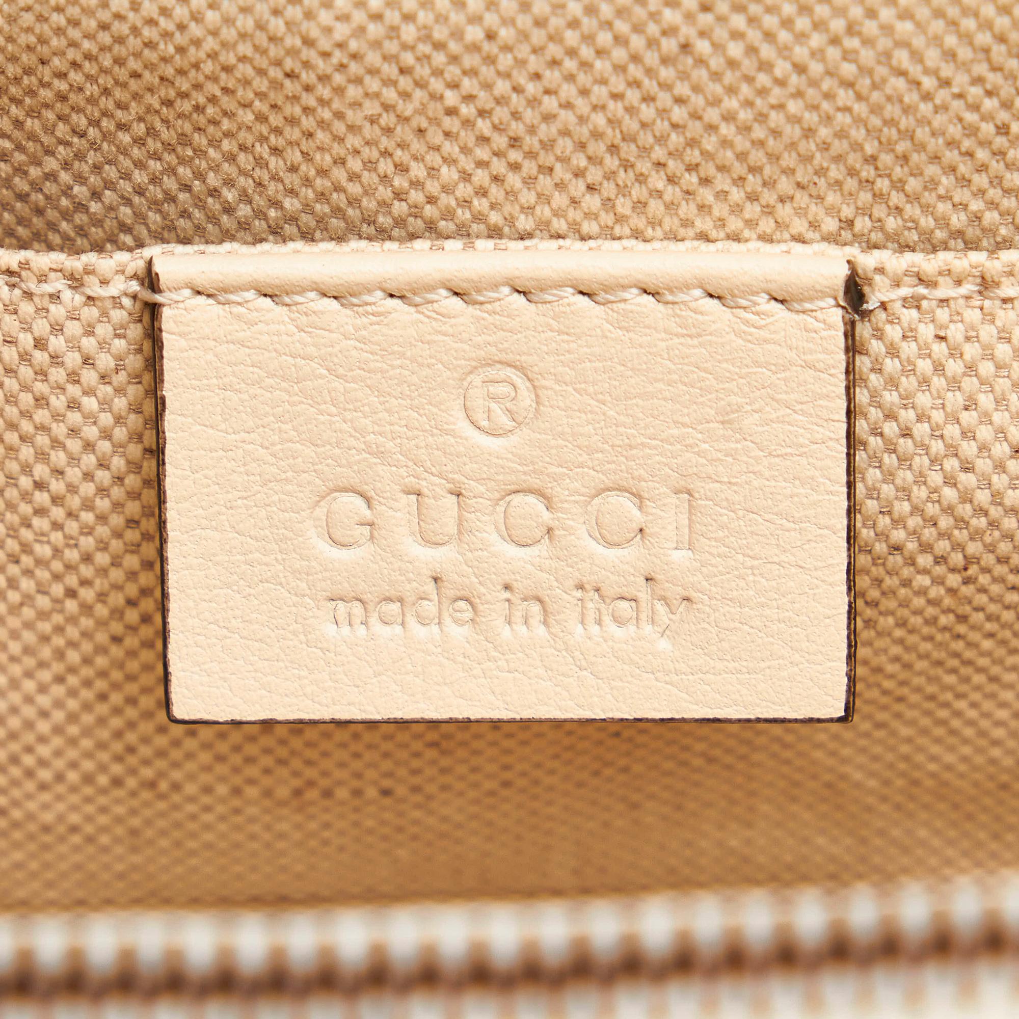 Gucci Dionysus Bamboo Top Handle Leather Satchel (SHG-32019)
