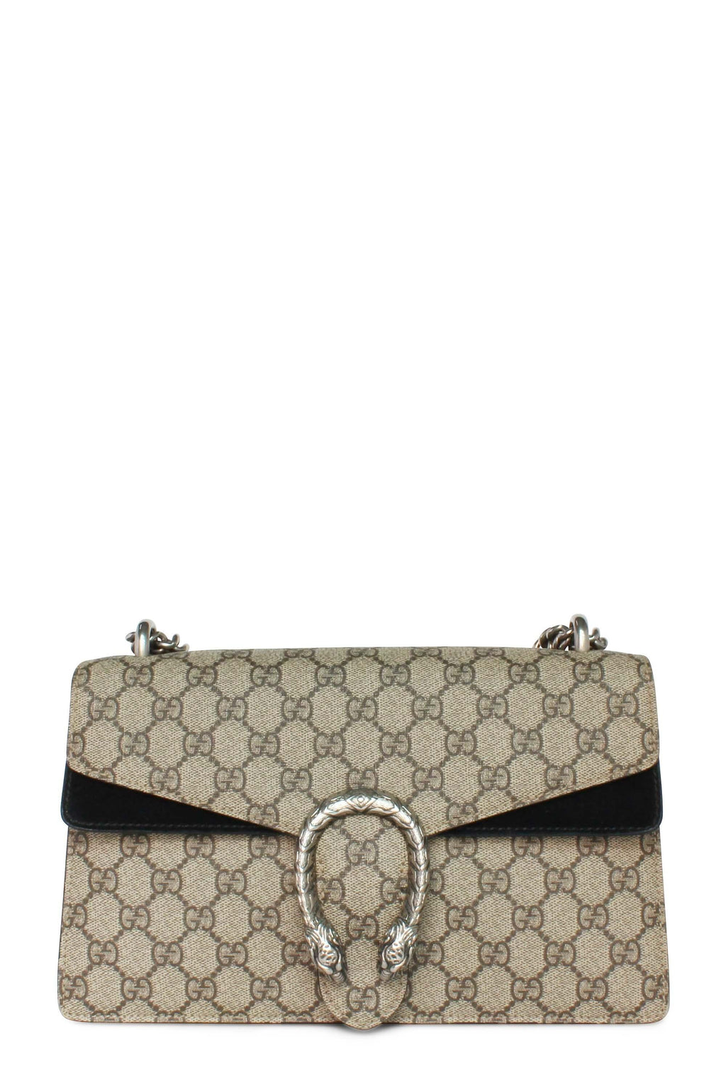 Dionysus GG Supreme Small Shoulder Bag Black