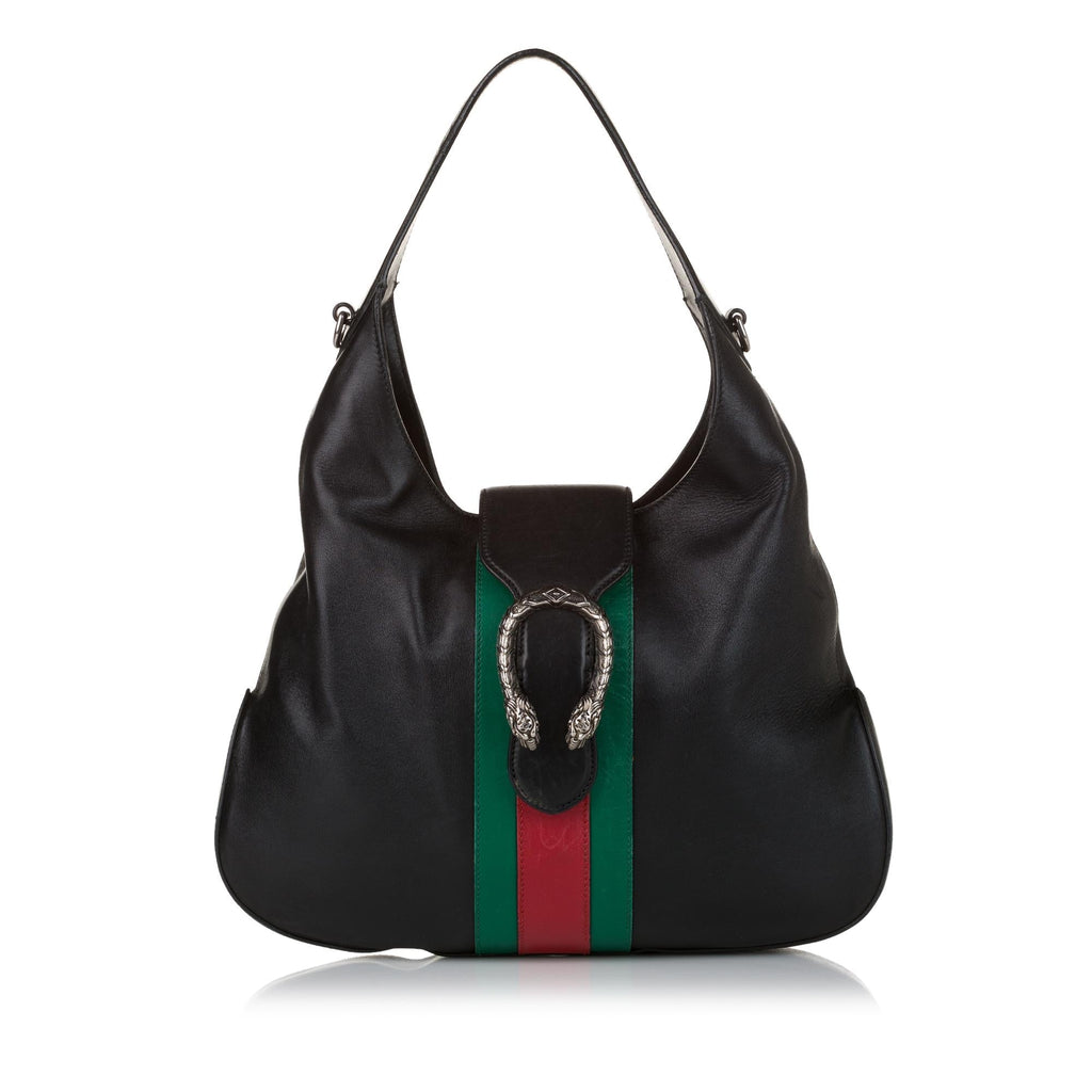 Gucci Dionysus Web Leather Hobo (SHG-31263)