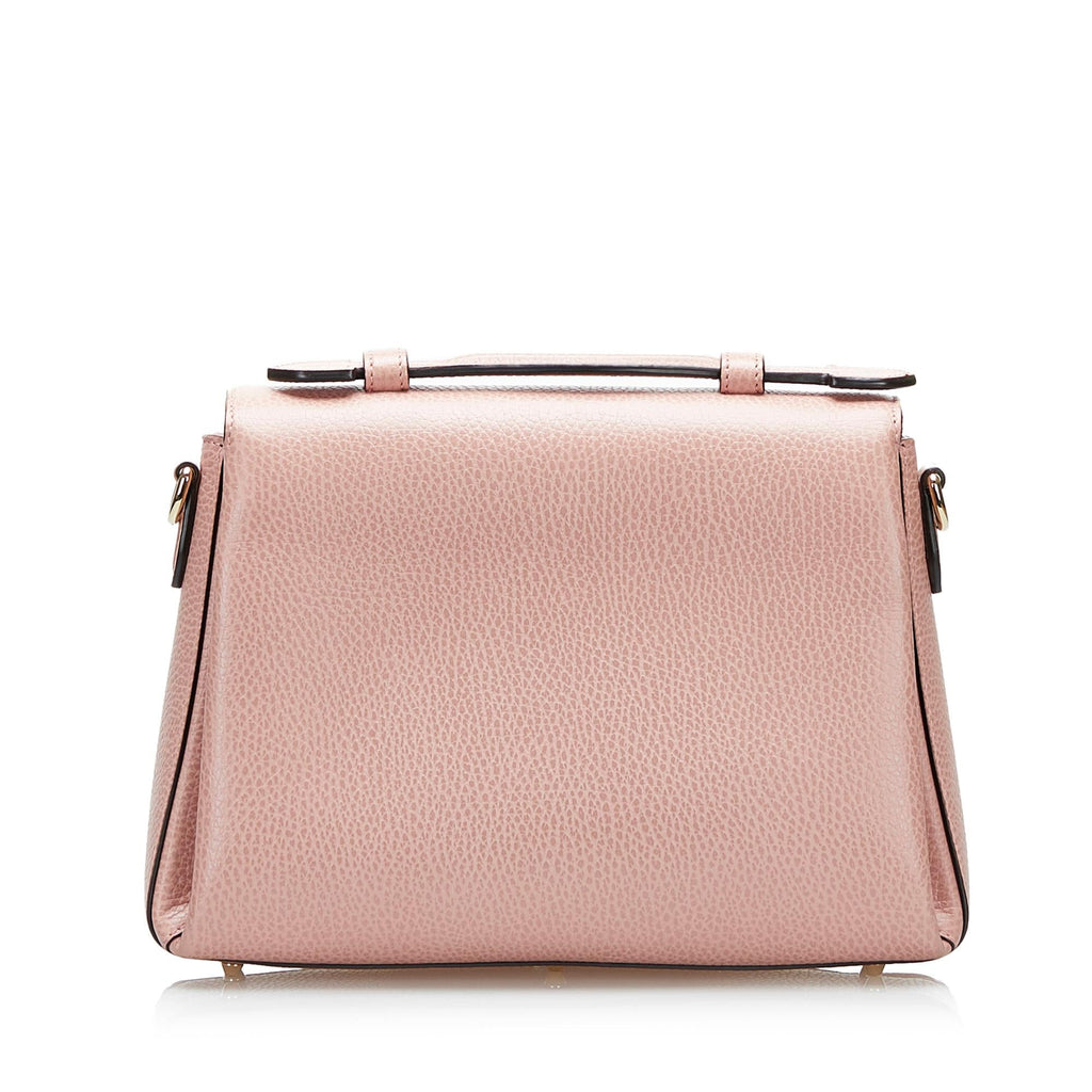Gucci Dollar Calf Interlocking G Satchel (SHG-qAUwum)