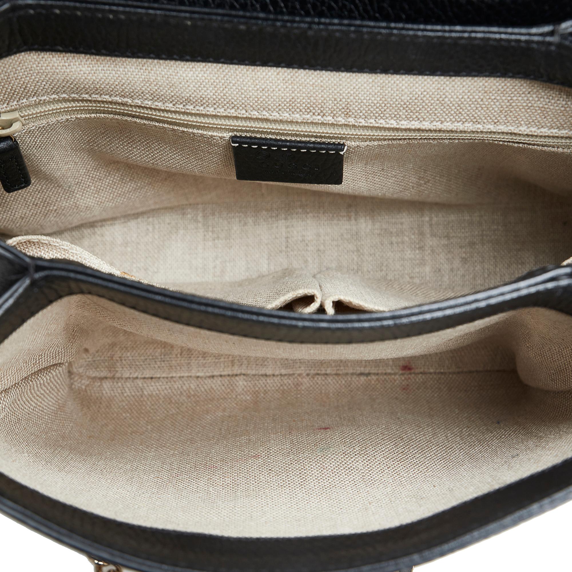 Gucci Dollar Calf Interlocking G Satchel (SHG-w5lLM6)
