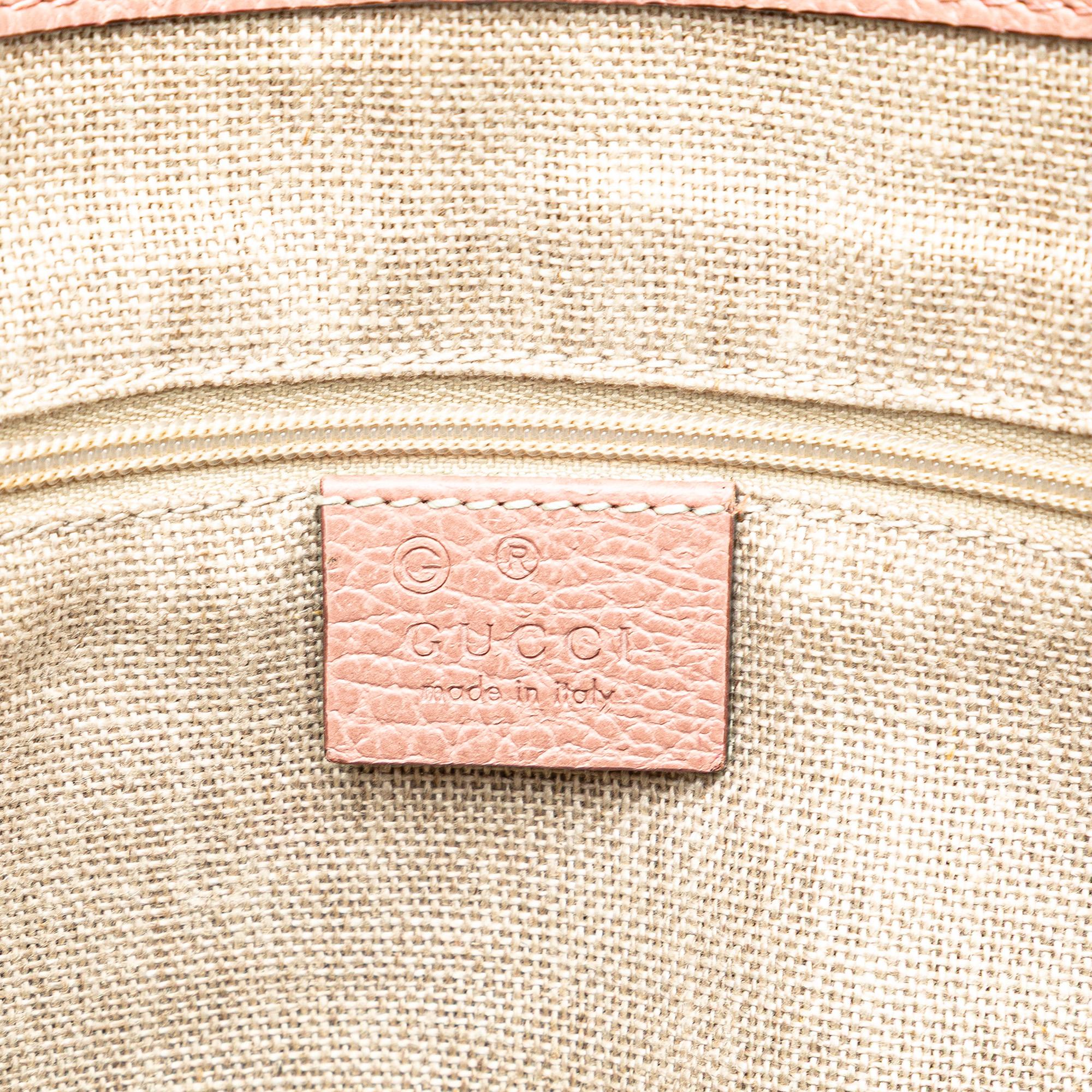 Gucci Dollar Calfskin GG Charm Satchel
