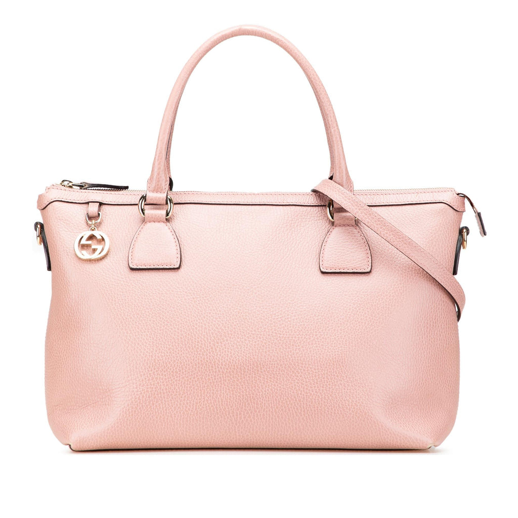 Gucci Dollar Calfskin GG Charm Satchel
