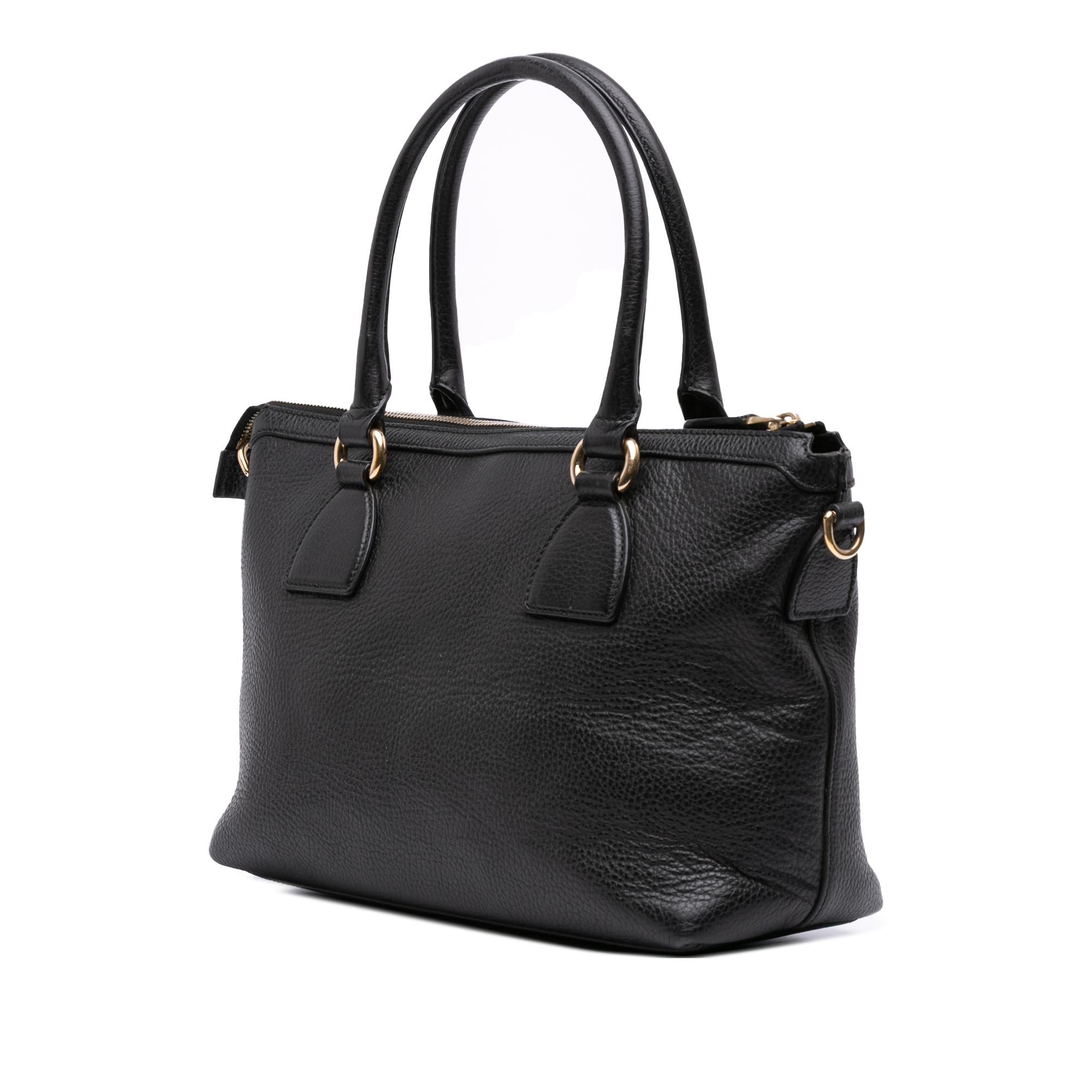 Gucci Dollar Calfskin GG Charm Satchel