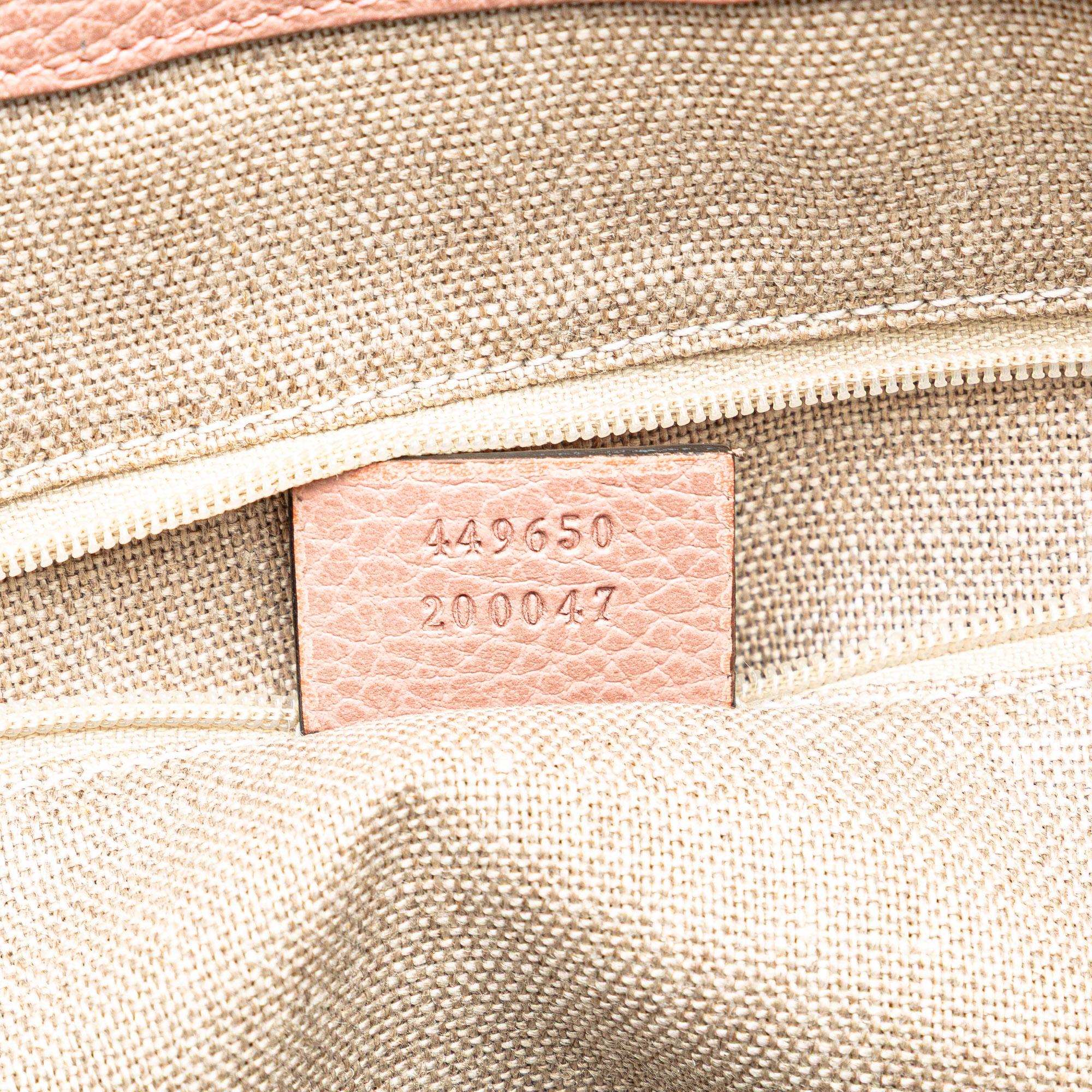Gucci Dollar Calfskin GG Charm Satchel