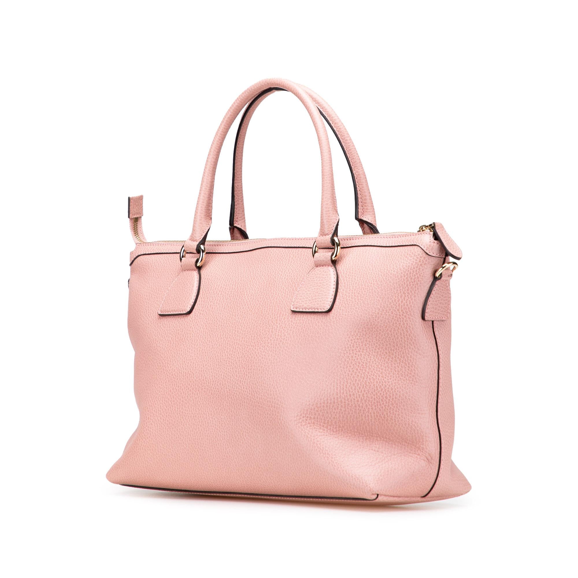 Gucci Dollar Calfskin GG Charm Satchel