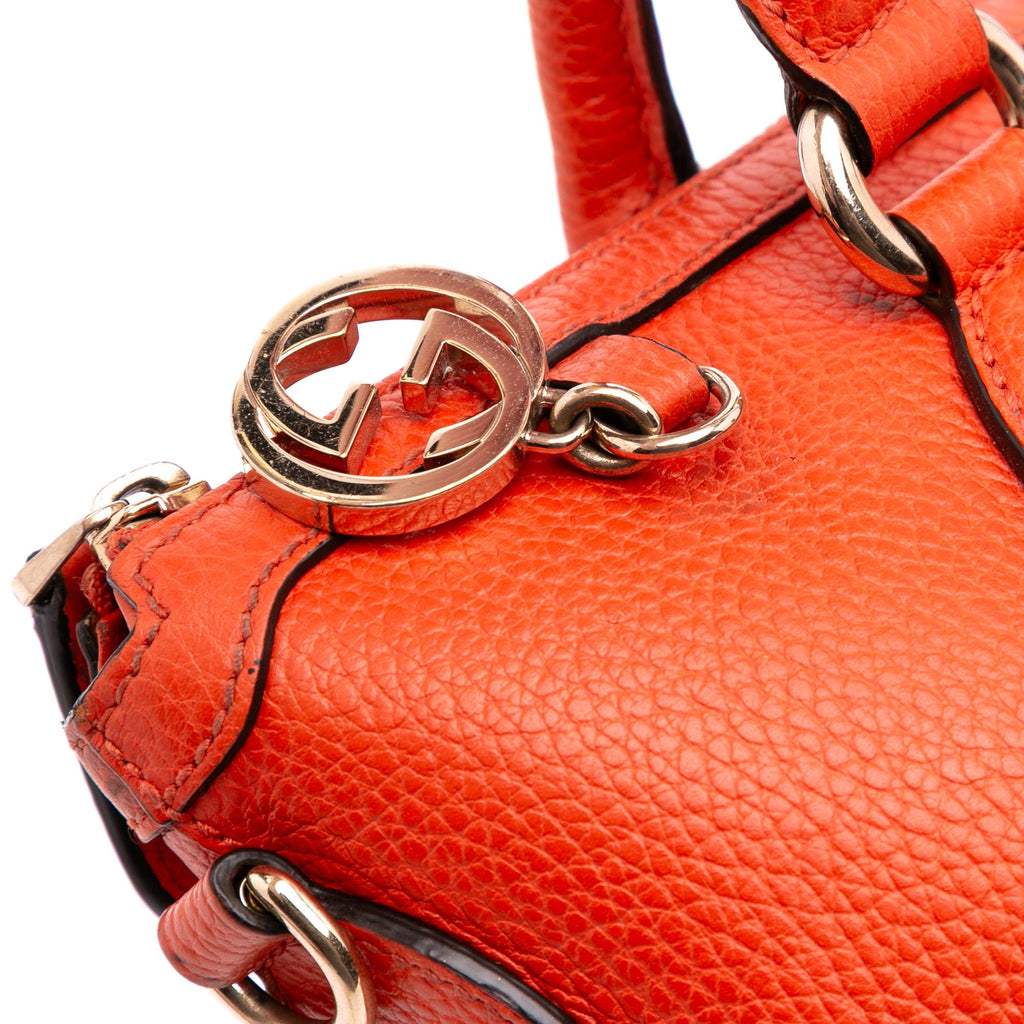 Gucci Dollar Calfskin GG Charm Satchel