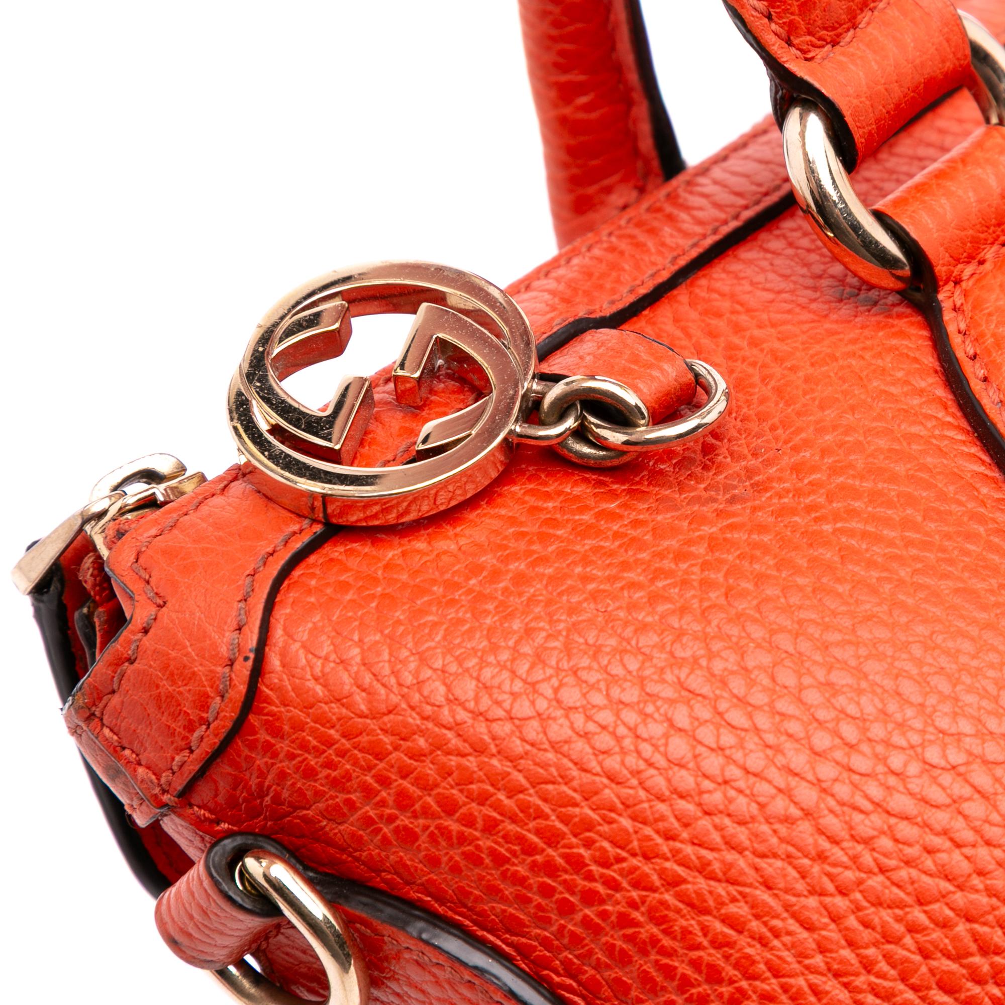 Gucci Dollar Calfskin GG Charm Satchel