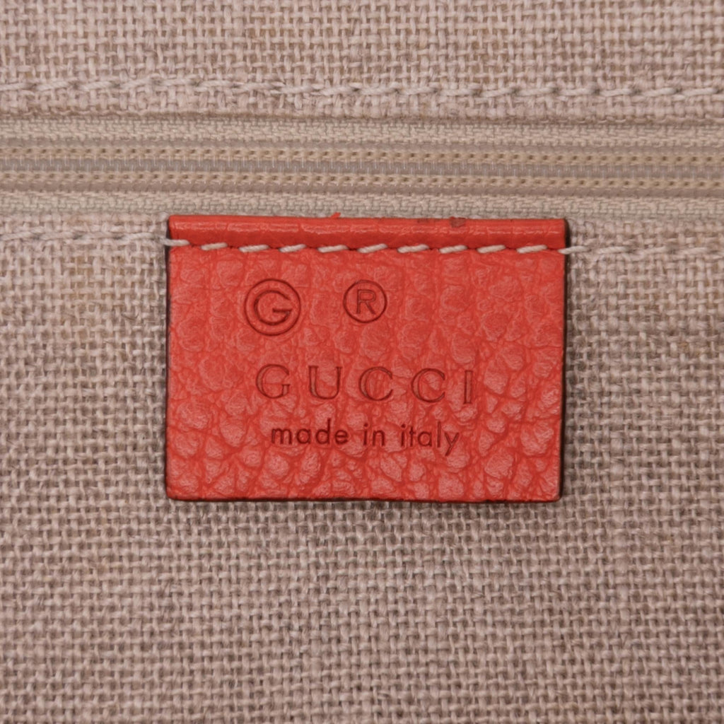 Gucci Dollar Calfskin GG Charm Satchel