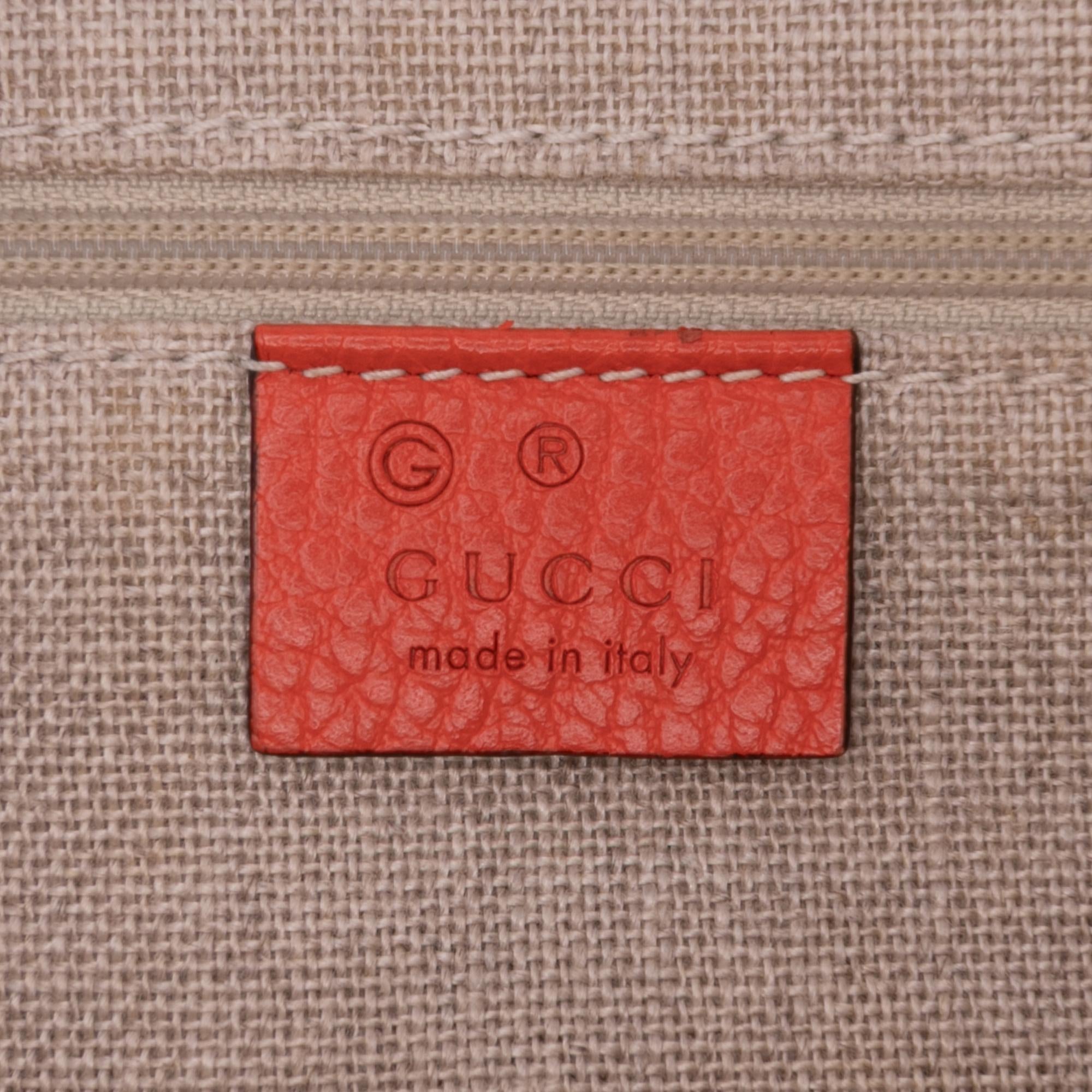 Gucci Dollar Calfskin GG Charm Satchel