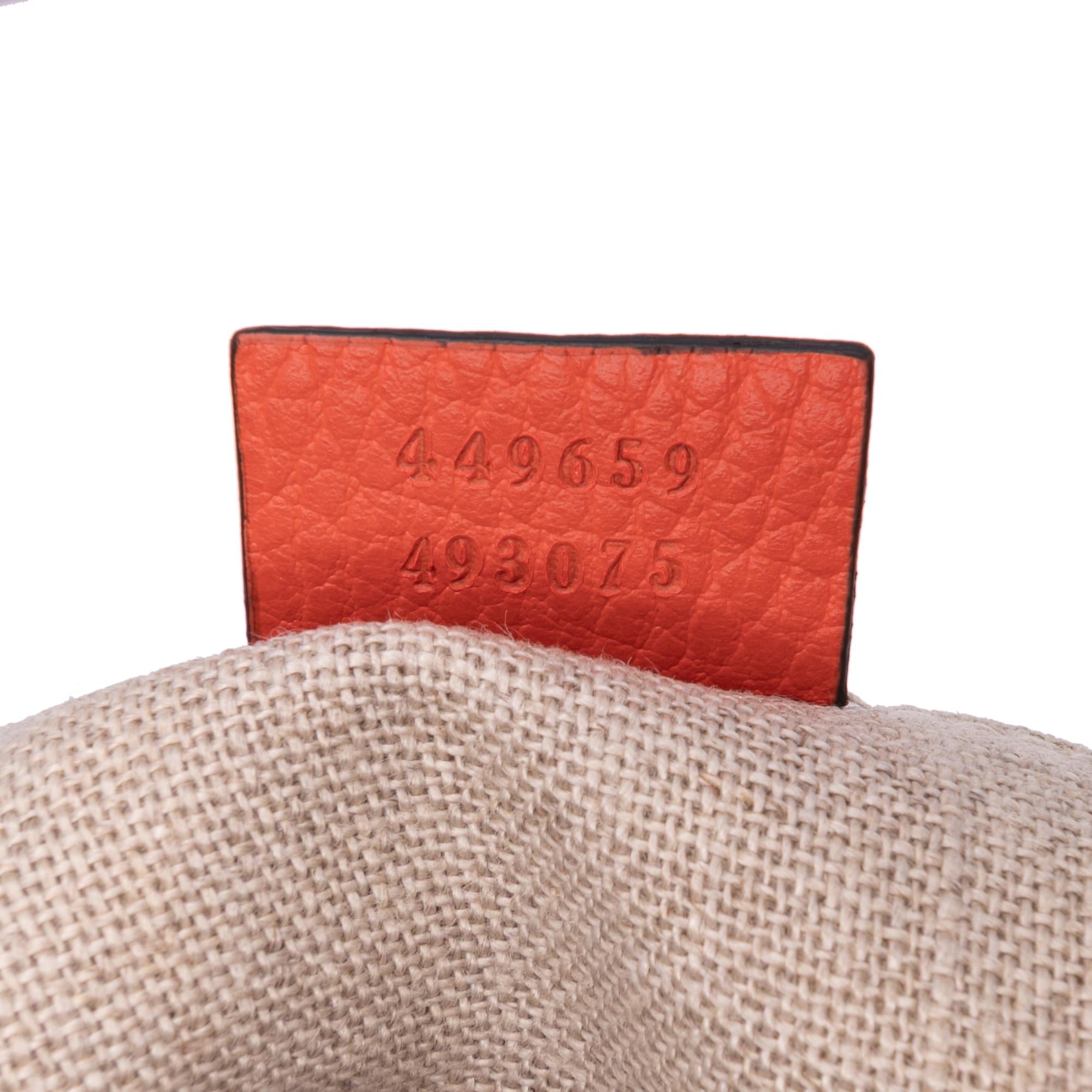 Gucci Dollar Calfskin GG Charm Satchel