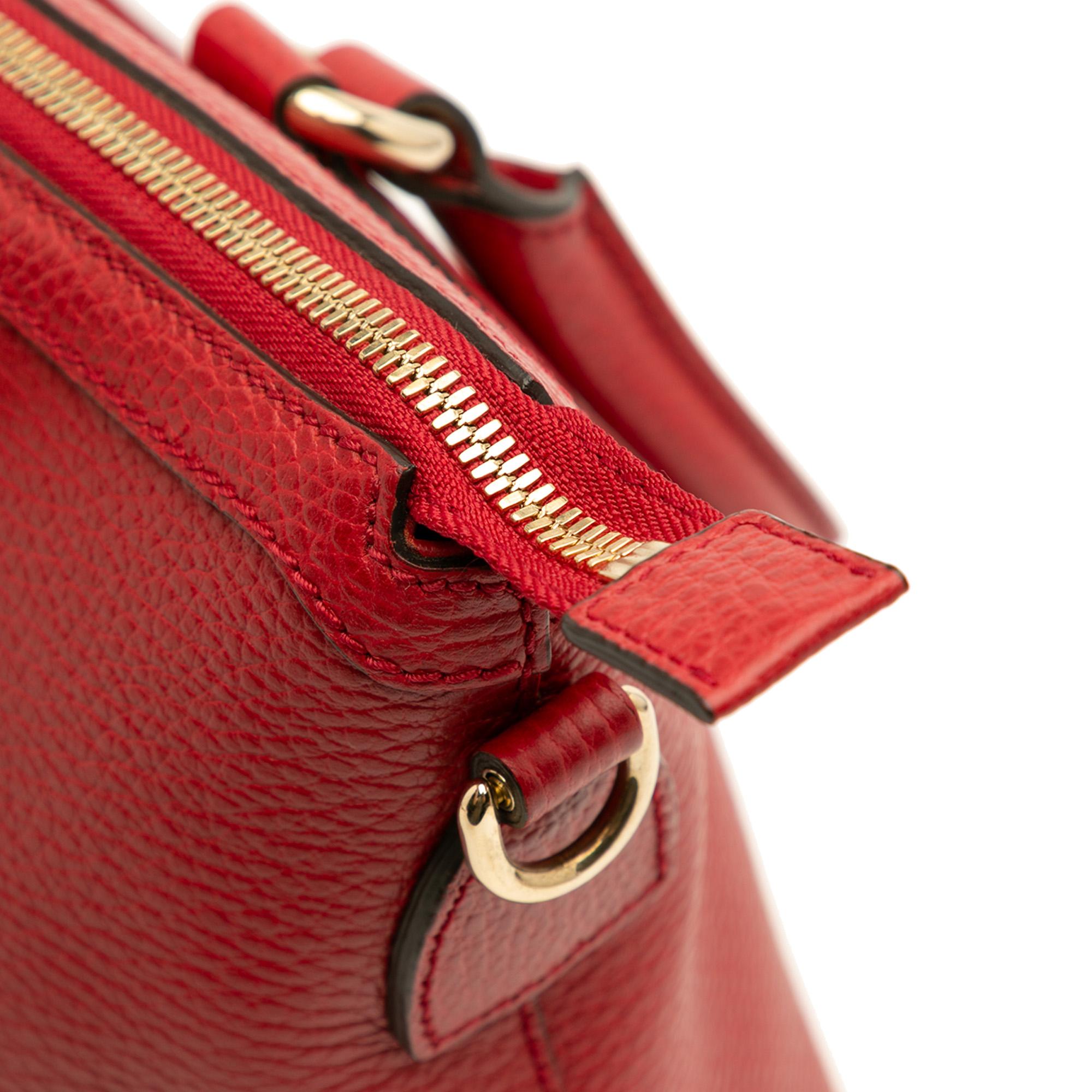 Gucci Dollar Calfskin GG Charm Satchel