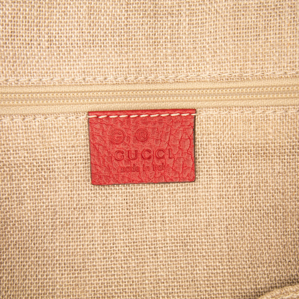 Gucci Dollar Calfskin GG Charm Satchel