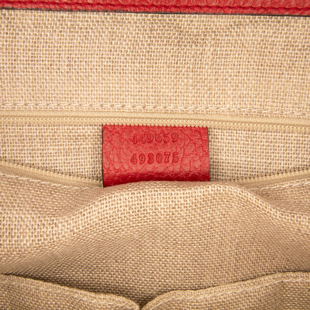 Gucci Dollar Calfskin GG Charm Satchel