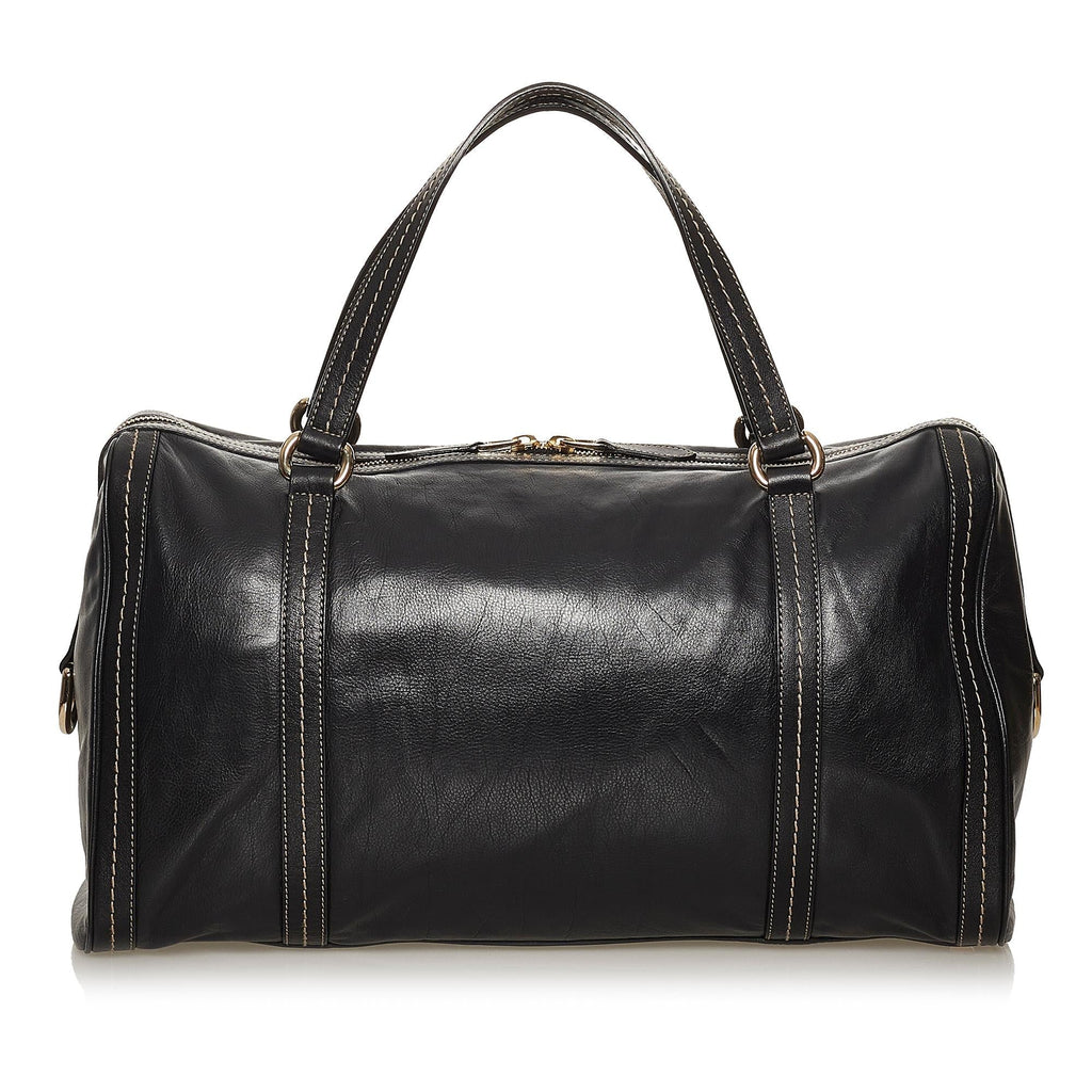 Gucci Duchessa Leather Boston Bag (SHG-2FBg0A)