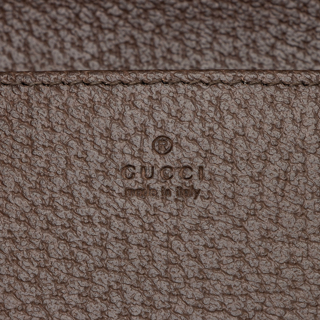 Gucci Embroidered Jumbo GG Canvas Horsebit 1955 Wallet on Chain (SHF-KtvM2R)