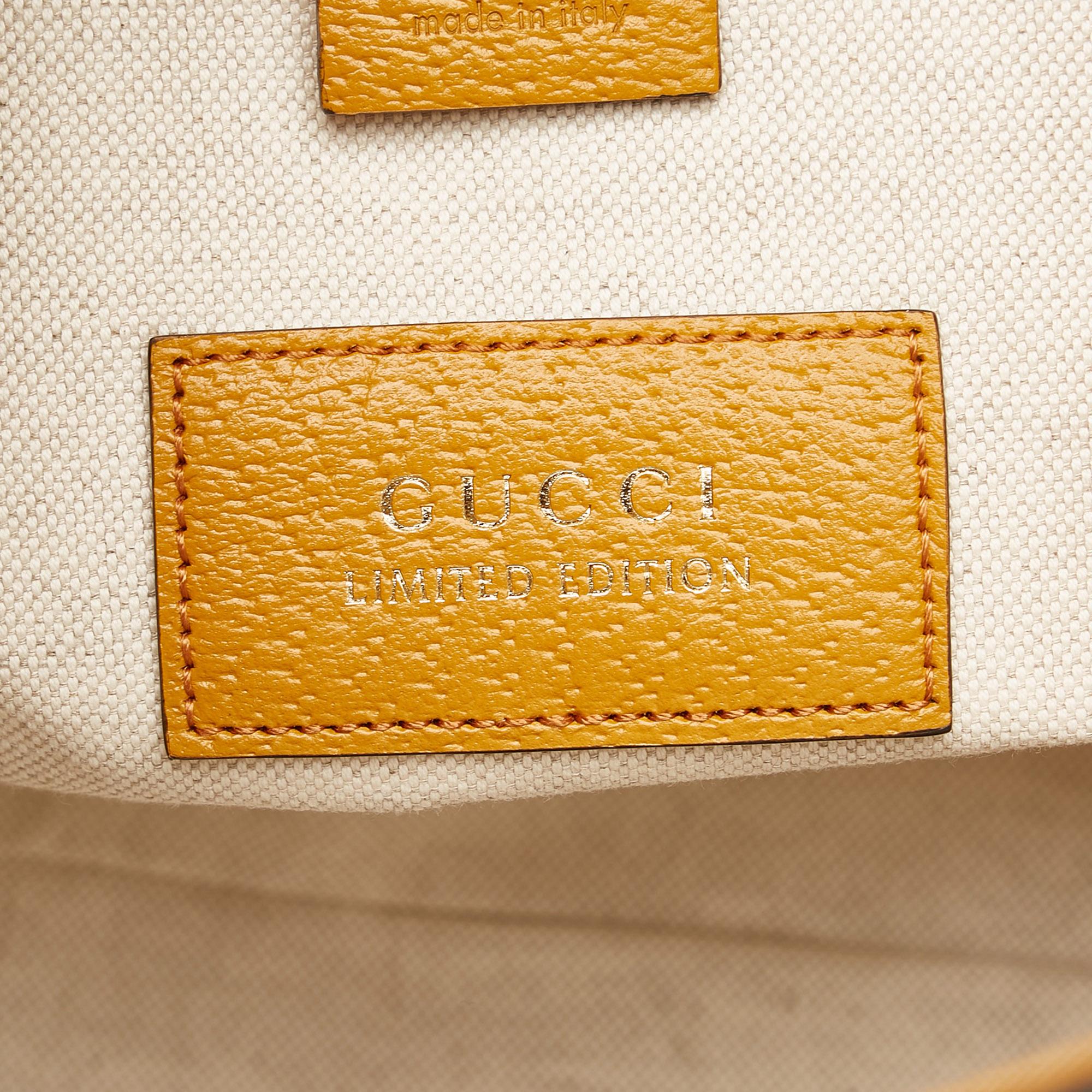 Gucci Exo Kai Teddy Bear GG Supreme Tote Bag