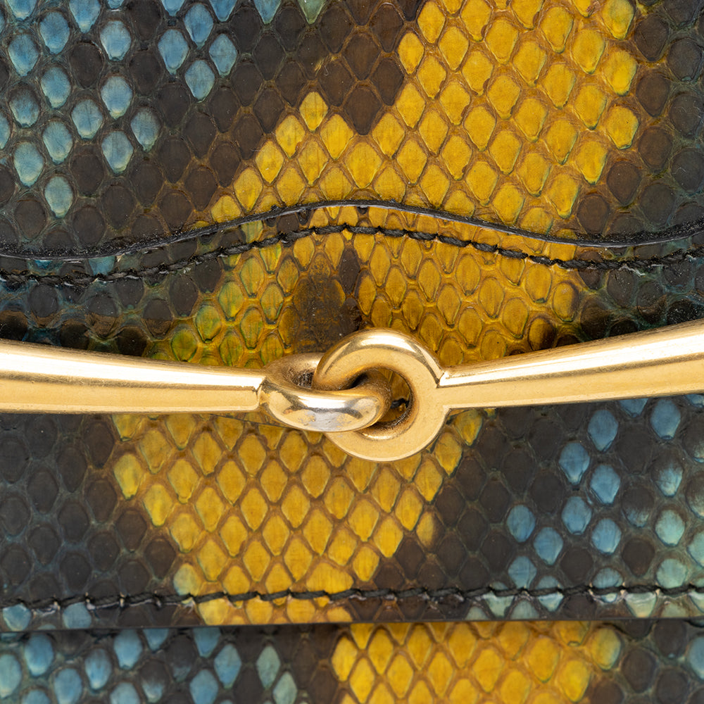 Gucci Python Horsebit Wallet - FINAL SALE (SHF-17264)