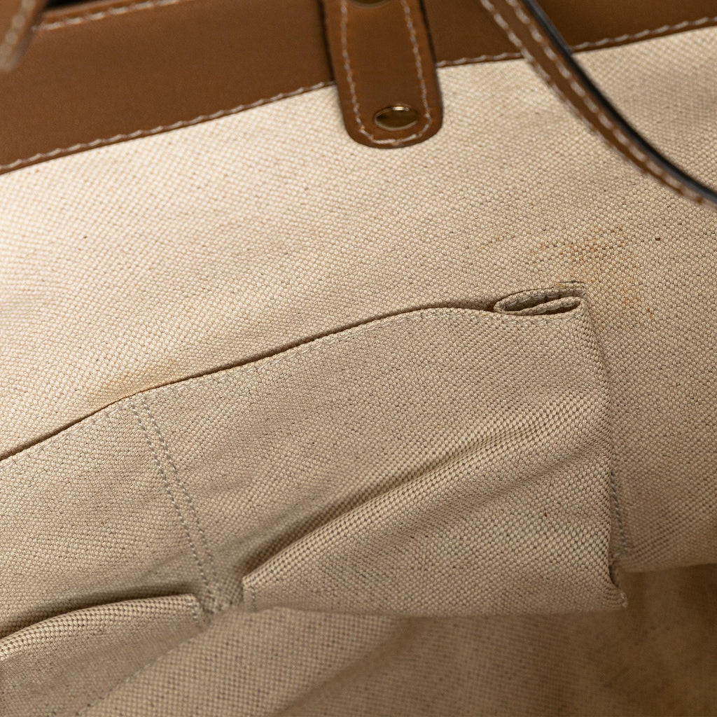Gucci Flora Canvas Craft Tote (SHG-7nJYvD)