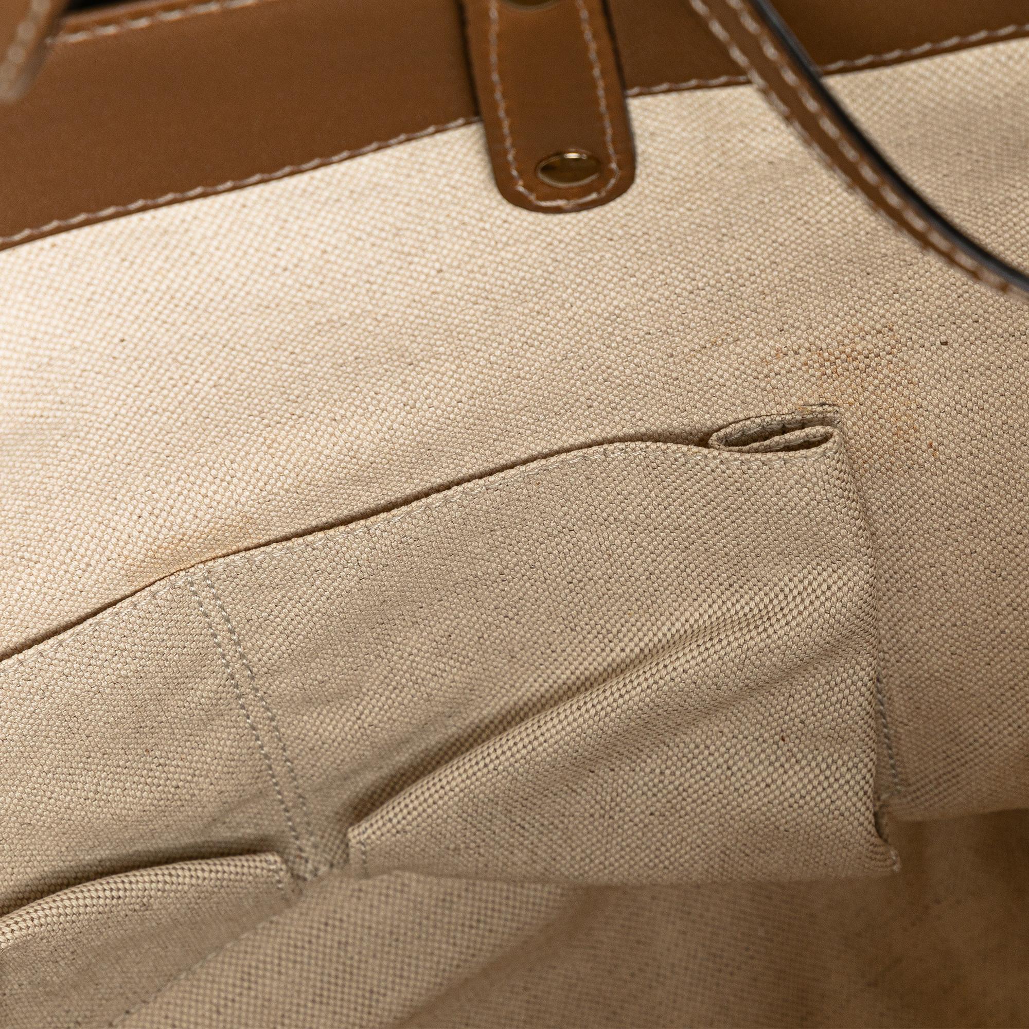 Gucci Flora Canvas Craft Tote (SHG-7nJYvD)
