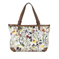 Gucci Flora Canvas Craft Tote (SHG-7nJYvD)