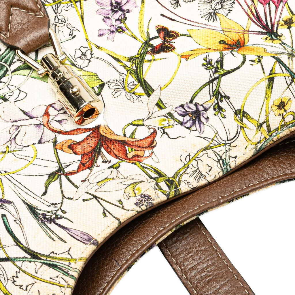 Gucci Flora Canvas Jackie O Bouvier Crossbody