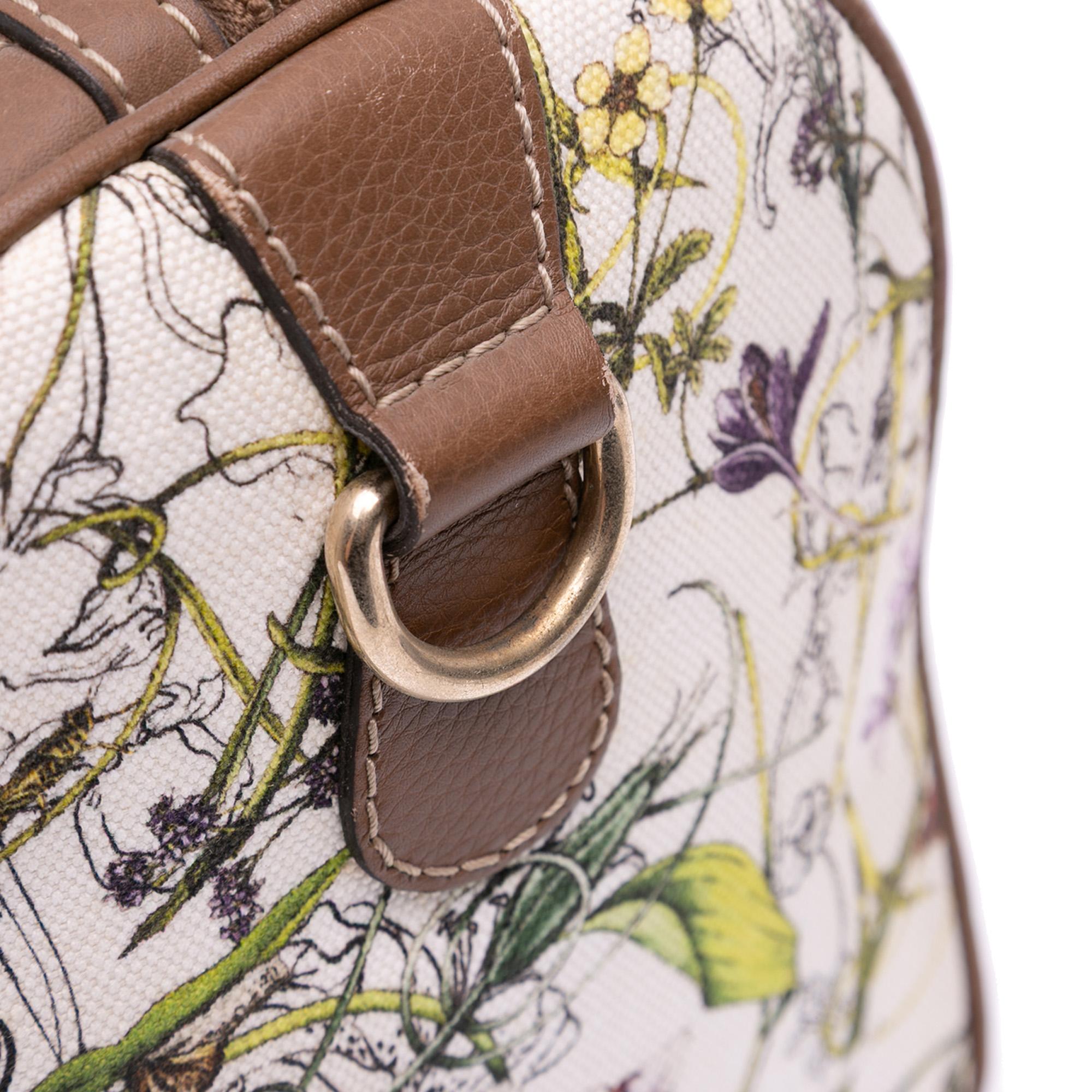 Gucci Flora Canvas Joy Boston Bag