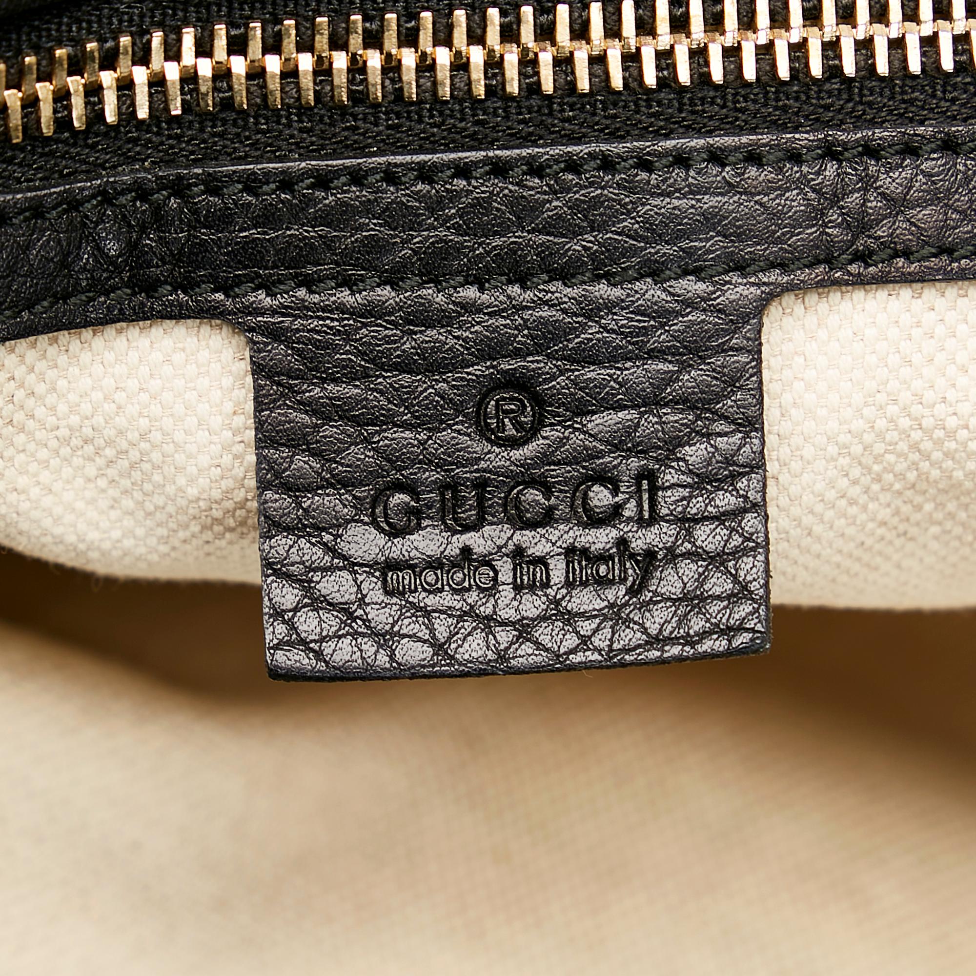 Gucci Flora Knight Bamboo Shopper (SHG-36705)