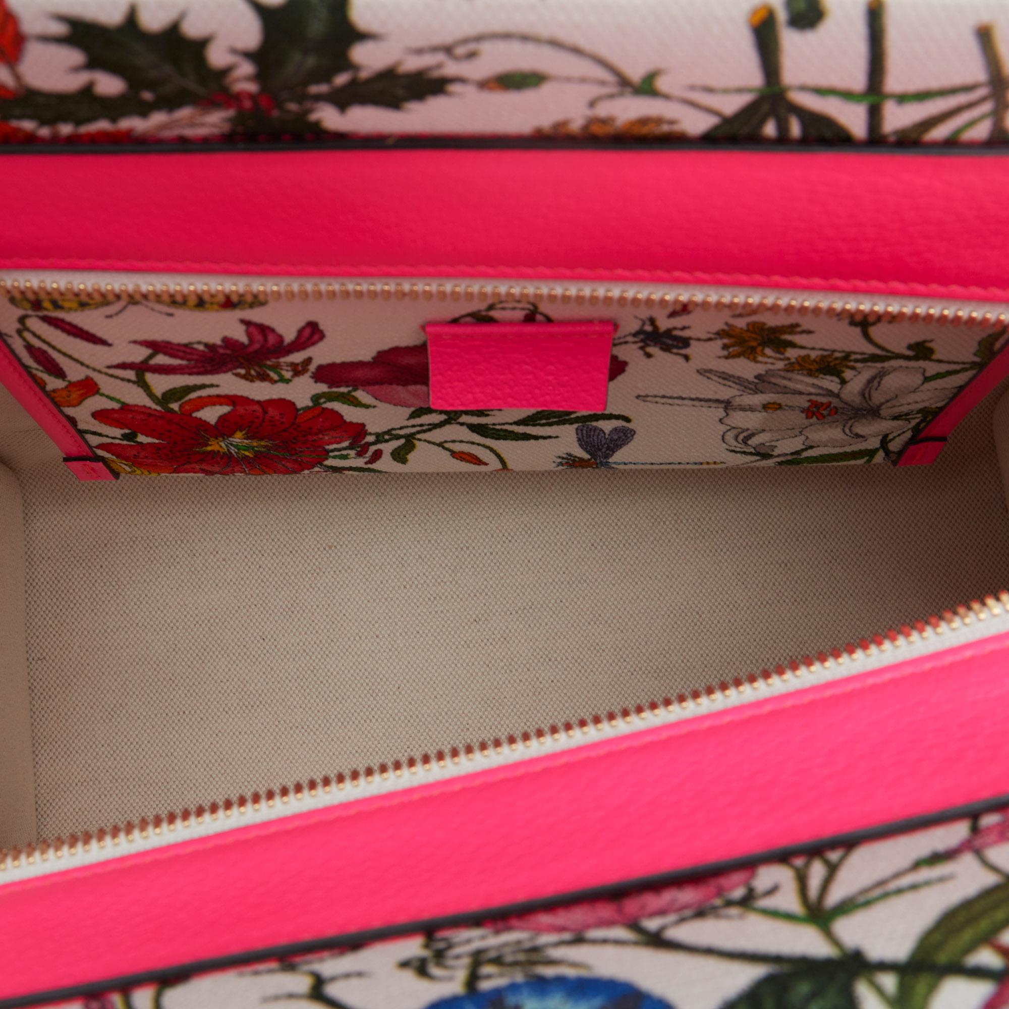 Gucci Flora Satchel (SHG-ICWz4l)