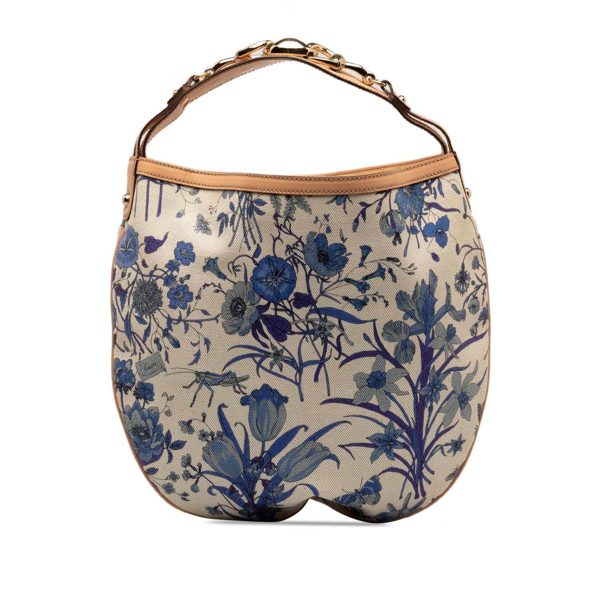 Gucci Flora Wave Hobo (SHG-7141GP)