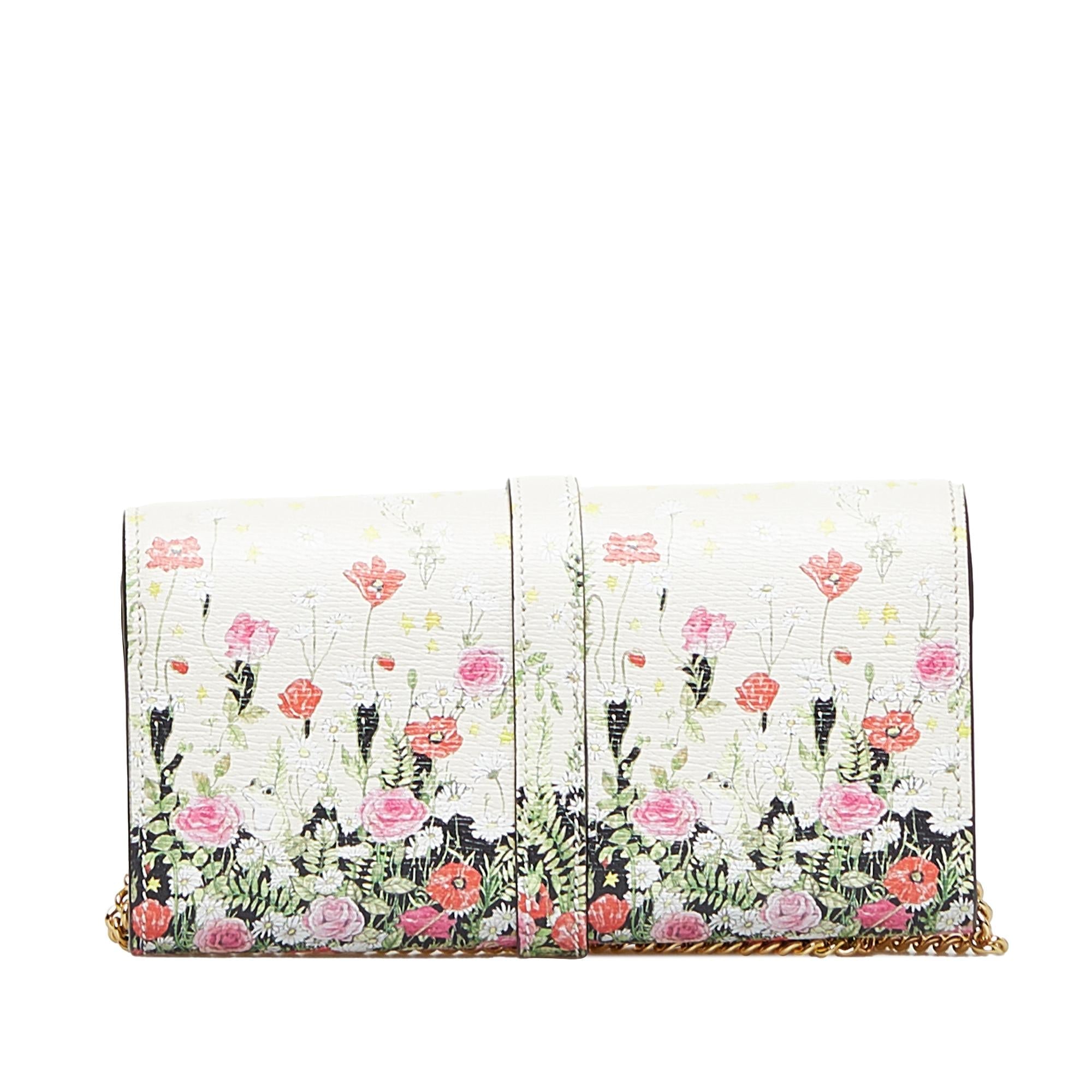 Gucci Floral Jackie 1961 Wallet on Chain (SHG-GHeOz2)