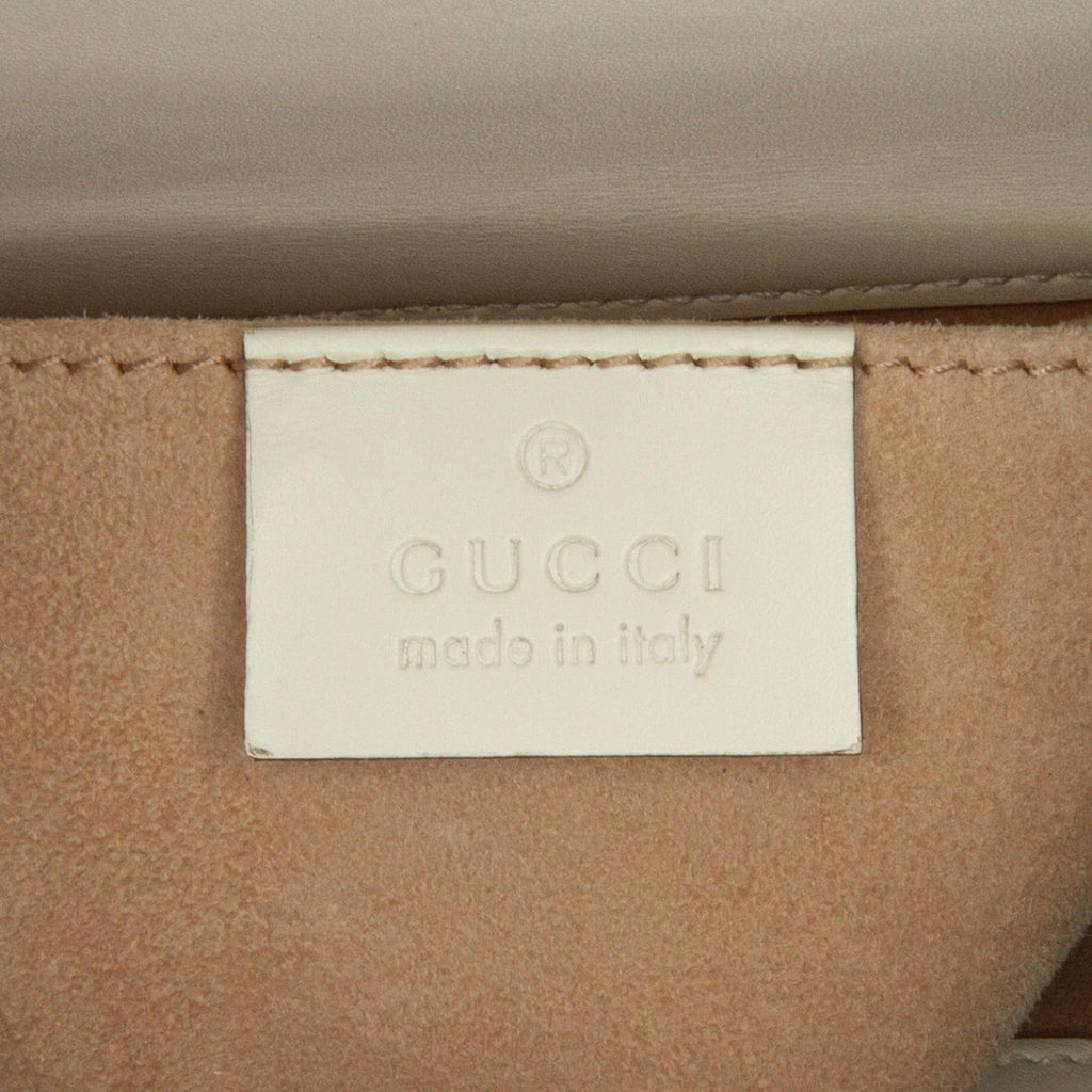 Gucci Floral Studded Padlock Shoulder Bag (SHG-0r94kw)